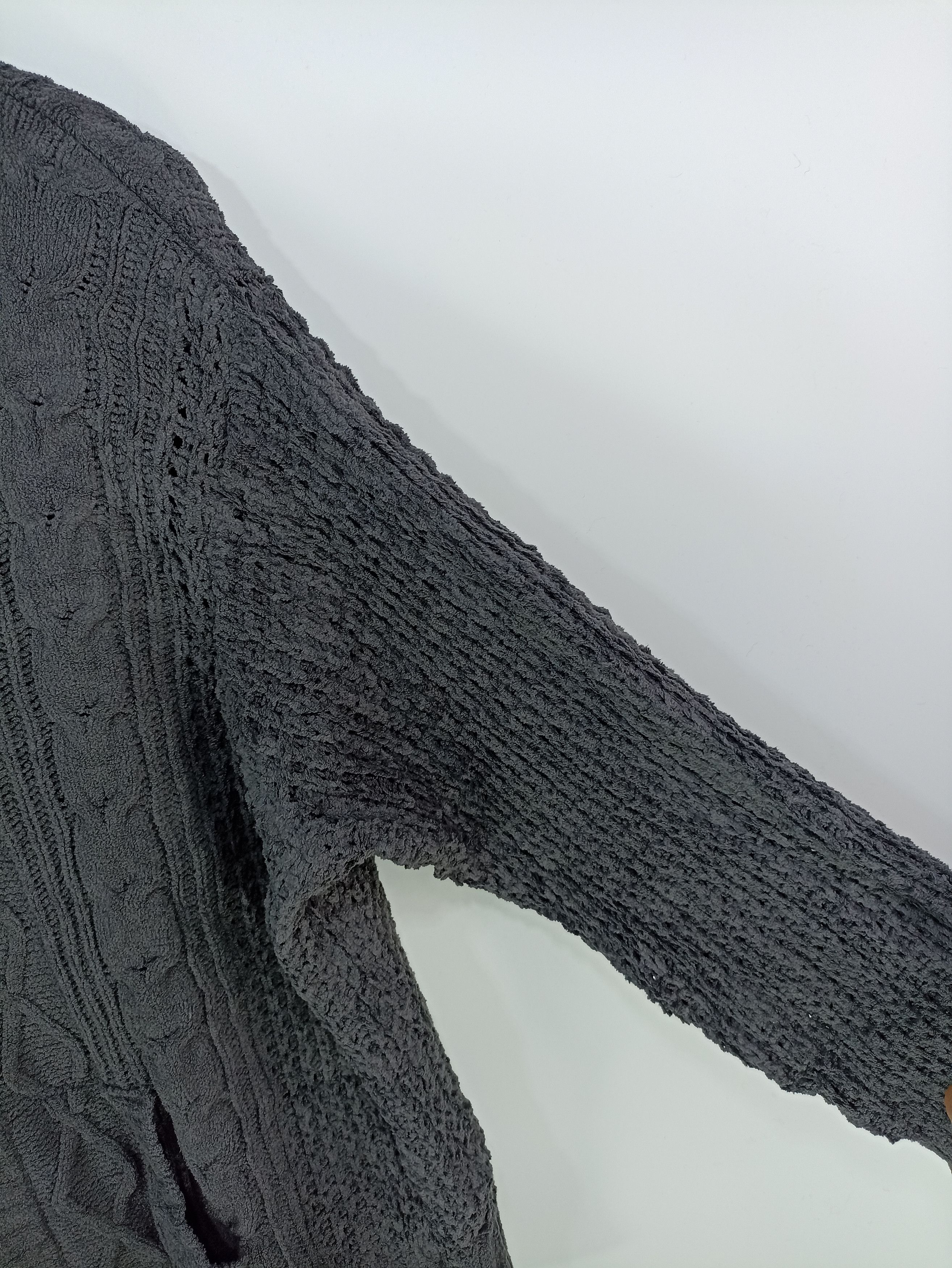 Japanese Brand × Vintage Vintage Suite Of Rooms For Men Cable Knit Cardigan Size US L / EU 52-54 / 3 - 2 Thumbnail