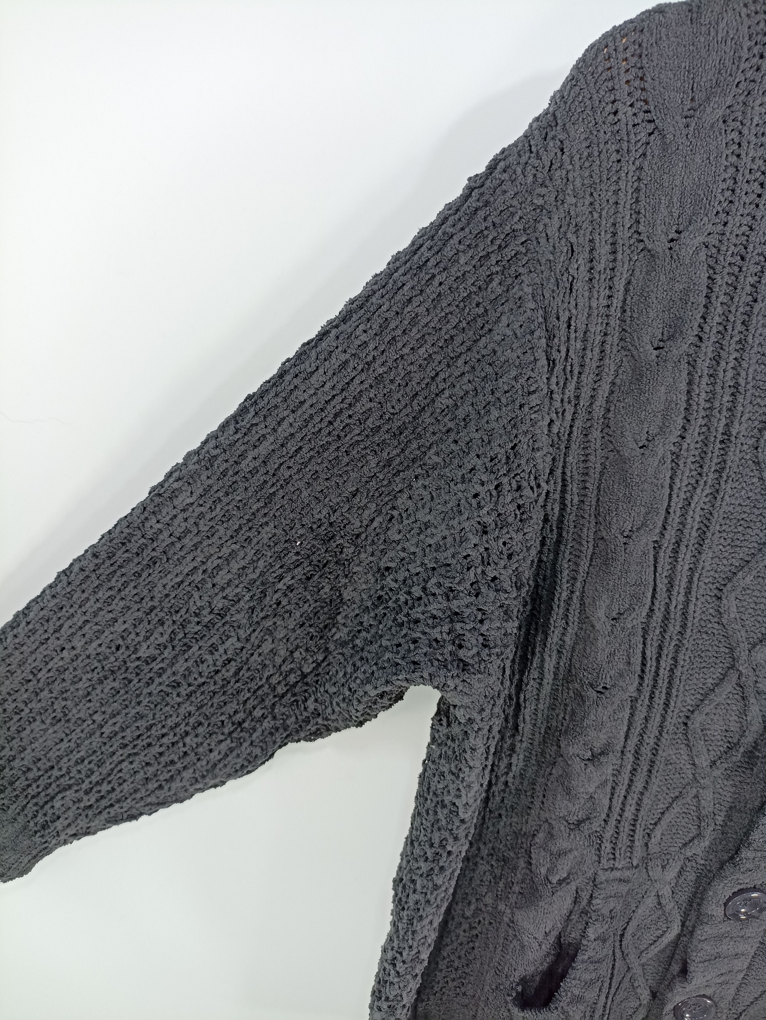 Japanese Brand × Vintage Vintage Suite Of Rooms For Men Cable Knit Cardigan Size US L / EU 52-54 / 3 - 3 Thumbnail