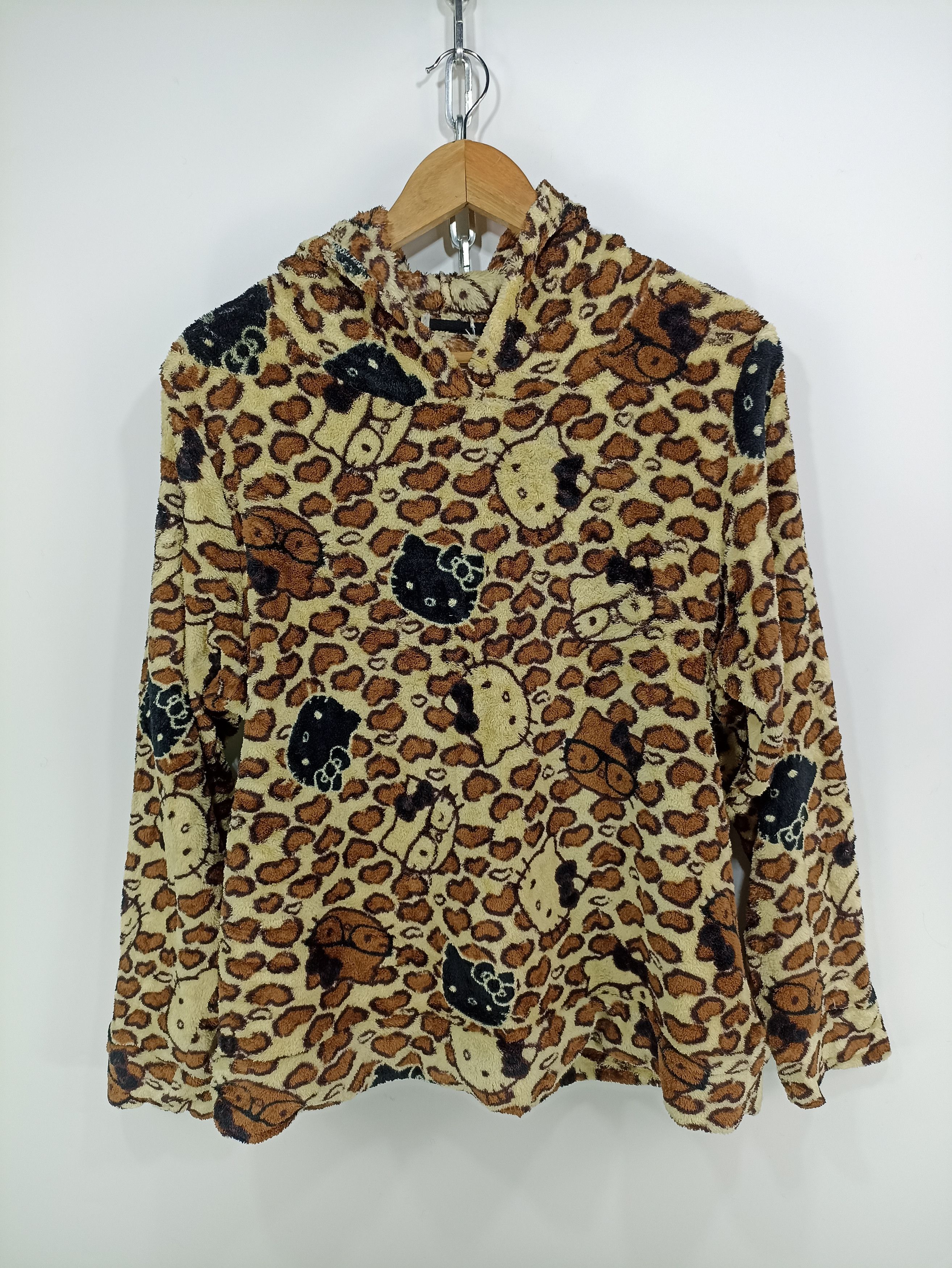 Anime × Cartoon Network × Japanese Brand Hello Kitty Over Print Fleece hoodie Size US M / EU 48-50 / 2 - 1 Thumbnail