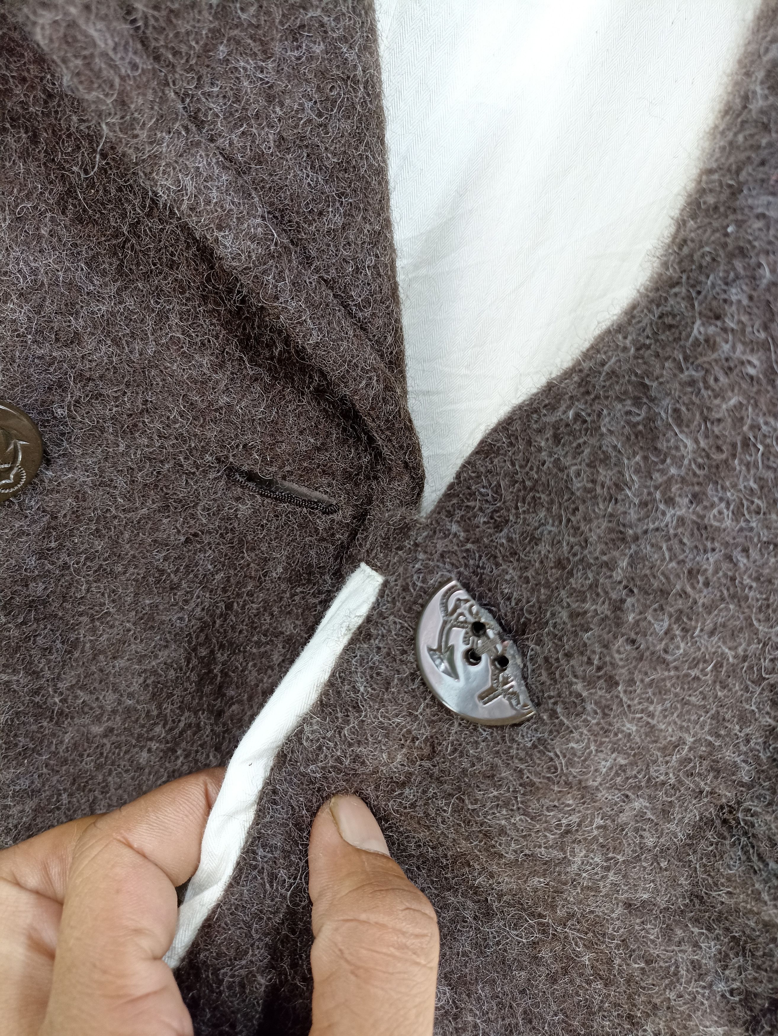 Beams Plus × Designer × Vintage Beams Heart Wool Mohair Jacket Size M / US 6-8 / IT 42-44 - 6 Thumbnail