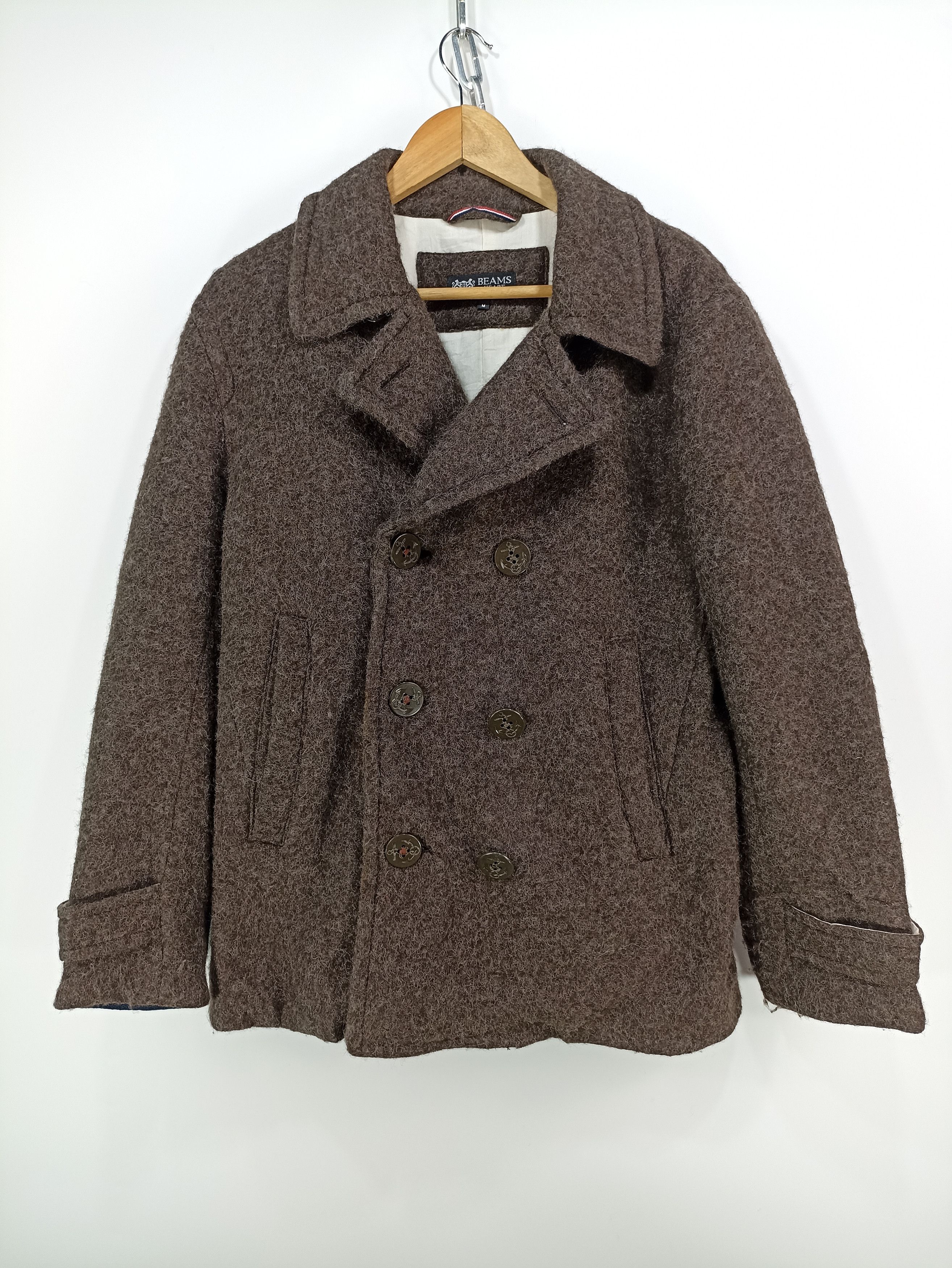 Beams Plus × Designer × Vintage Beams Heart Wool Mohair Jacket Size M / US 6-8 / IT 42-44 - 1 Thumbnail