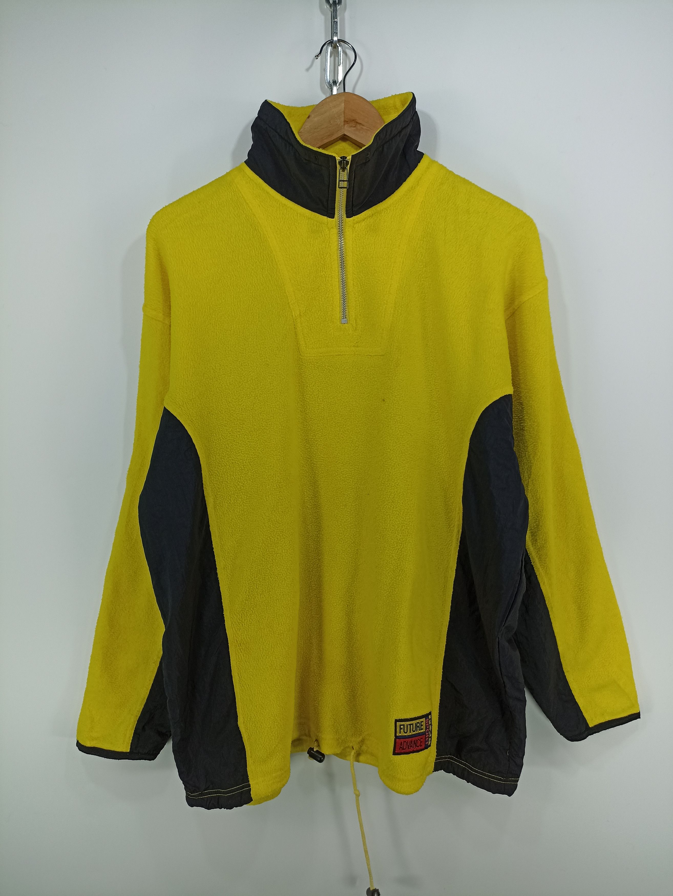 Japanese Brand × Vintage Vintage Gan Brand Fleece two tone Nylon Sweatshirt Size US L / EU 52-54 / 3 - 1 Thumbnail