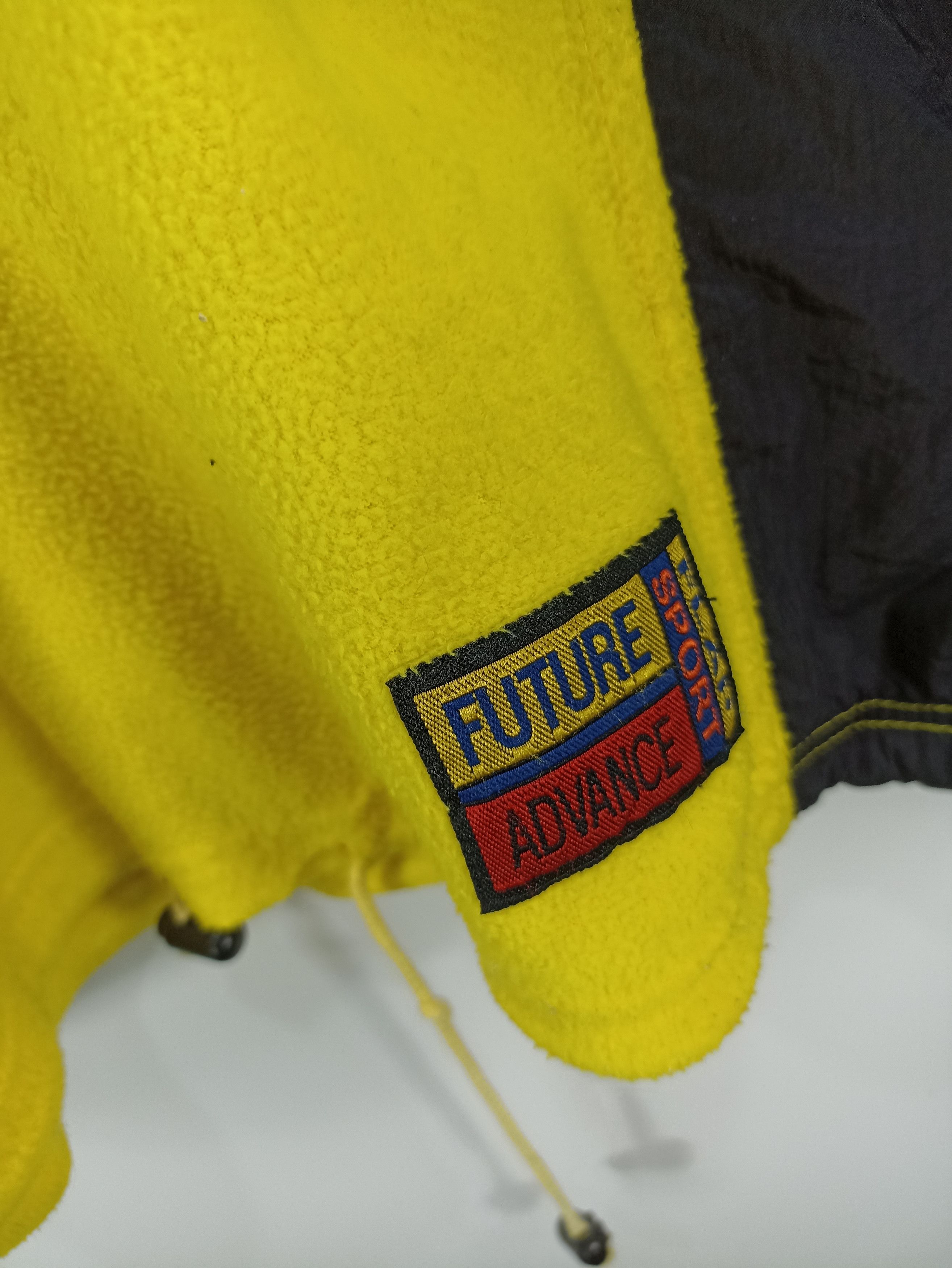 Japanese Brand × Vintage Vintage Gan Brand Fleece two tone Nylon Sweatshirt Size US L / EU 52-54 / 3 - 2 Thumbnail