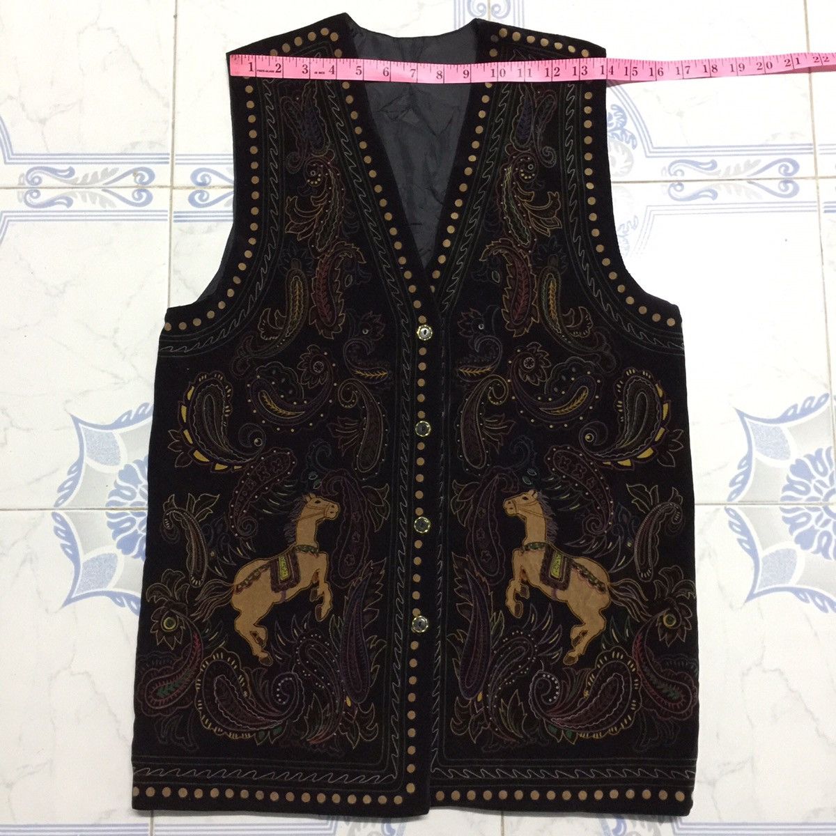Japanese Brand Nice Design Full Printed Vest Jacket Size US L / EU 52-54 / 3 - 8 Thumbnail