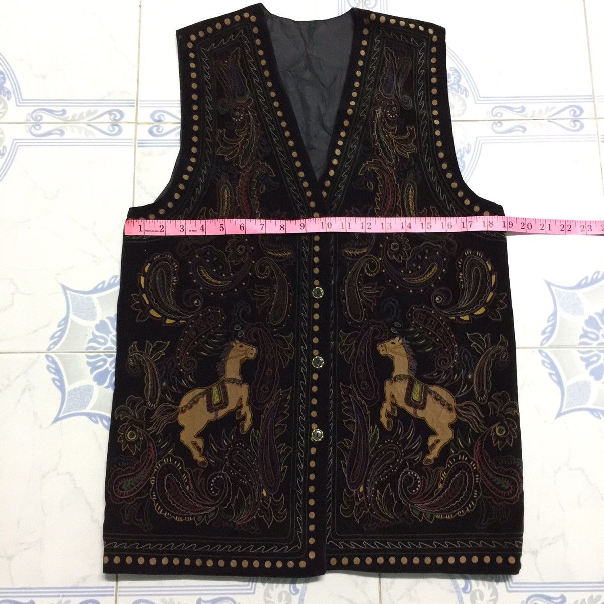 Japanese Brand Nice Design Full Printed Vest Jacket Size US L / EU 52-54 / 3 - 9 Thumbnail