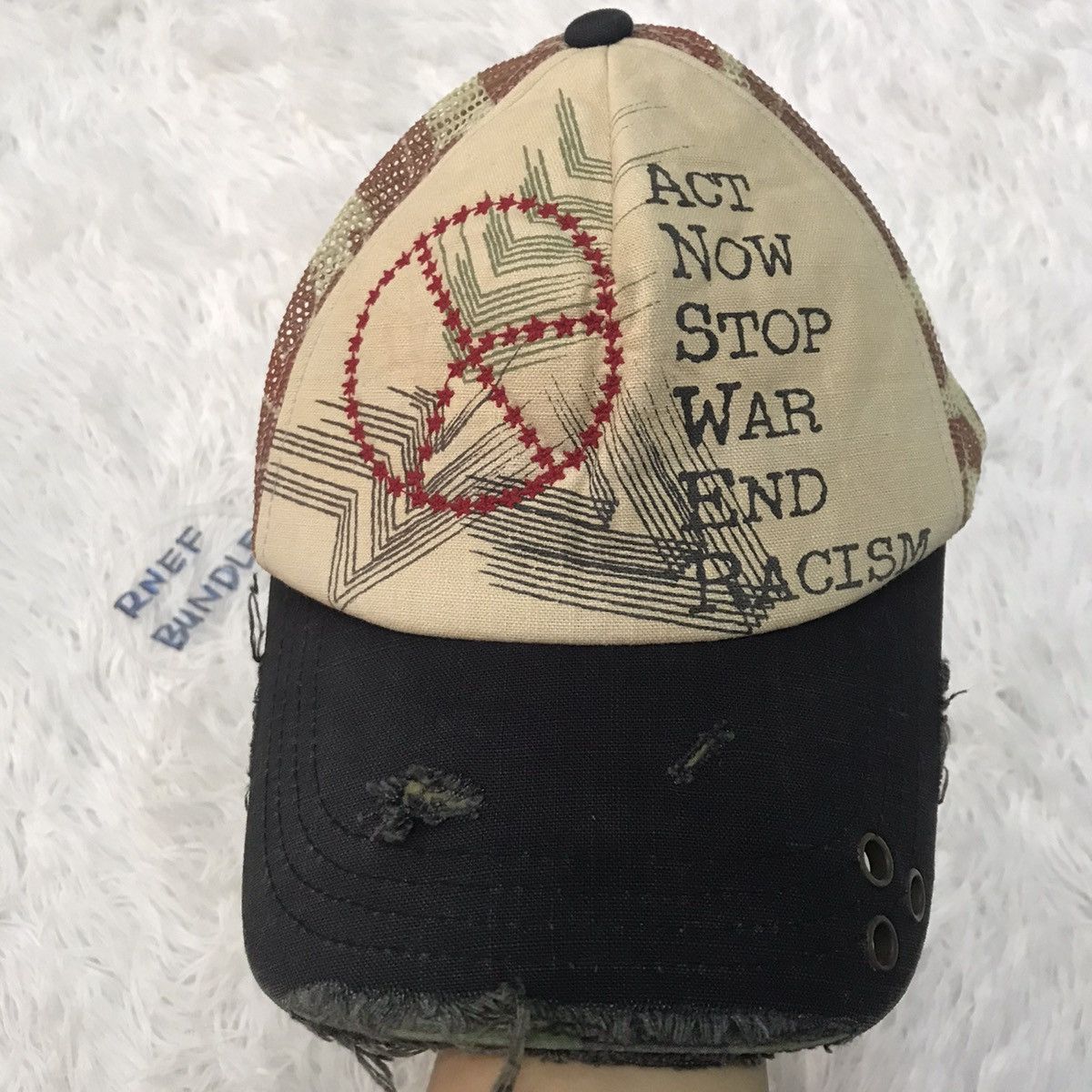 Other Free Shipping Peace Act Now Stop War End Racism cap Size ONE SIZE - 14 Thumbnail