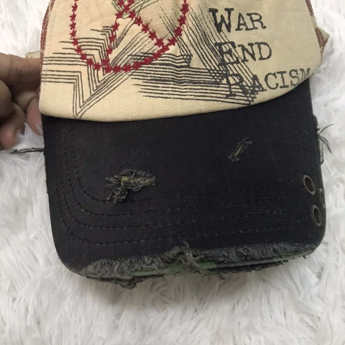 Other Free Shipping Peace Act Now Stop War End Racism cap Size ONE SIZE - 7 Thumbnail