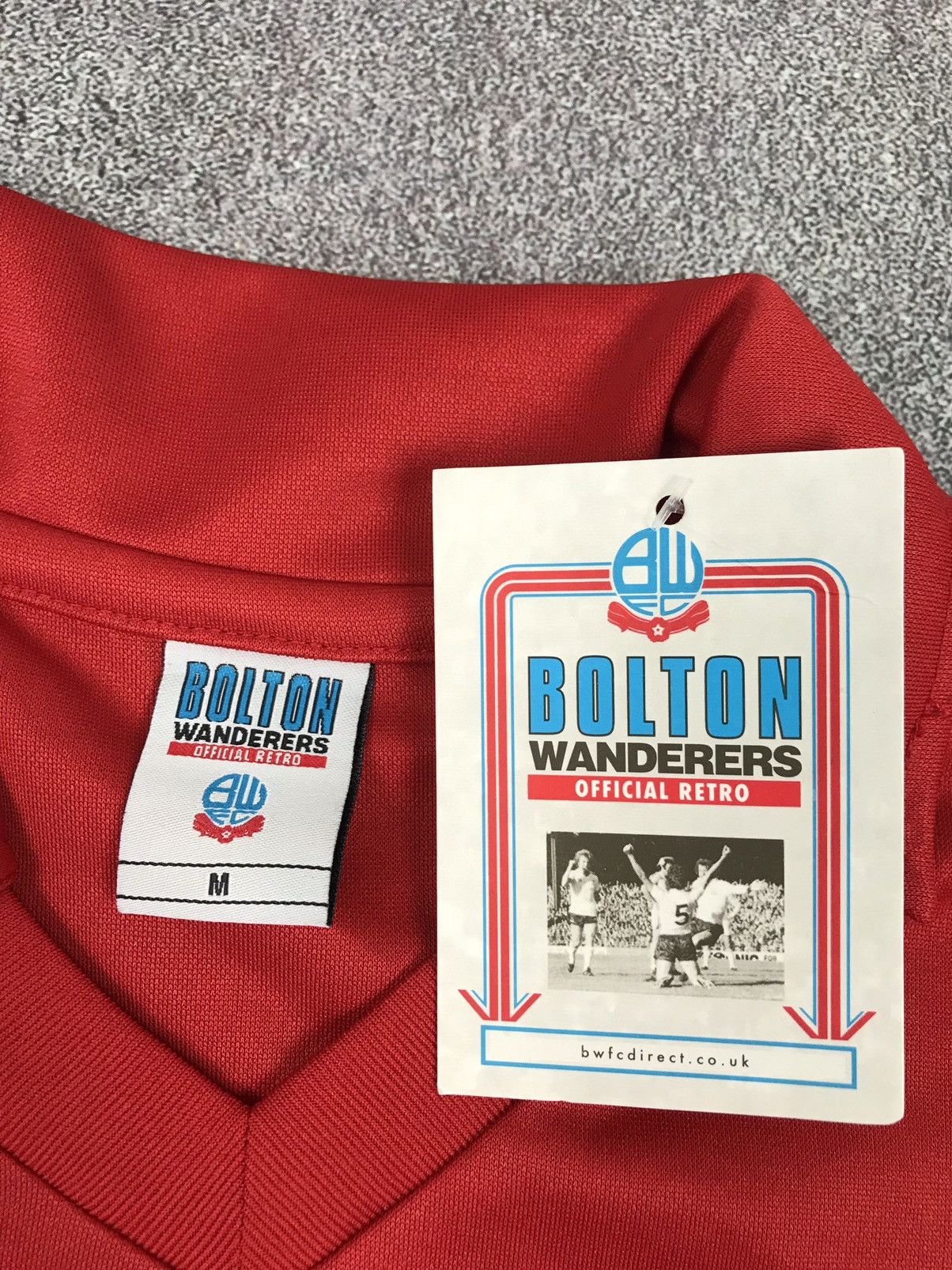 Vintage FC BOLTON WANDERERS OFFICIAL RETRO NEW 1977/78,MENS SIZE M Size US M / EU 48-50 / 2 - 6 Thumbnail