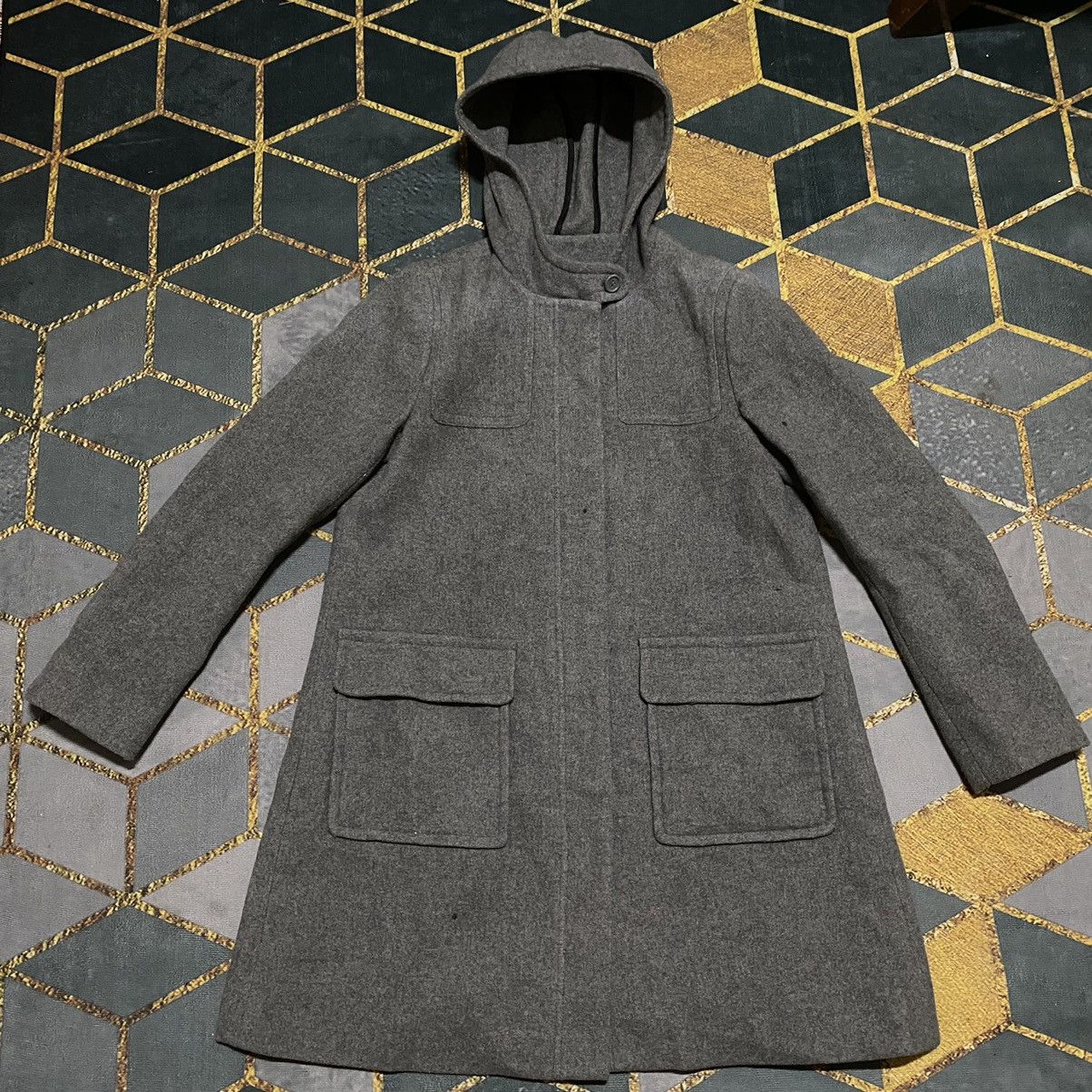 Japanese Brand × Vintage Vintage Japanese Brand Global Work Trech coat Hoodies Size M / US 6-8 / IT 42-44 - 1 Thumbnail