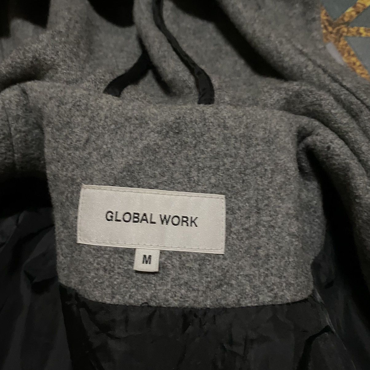Japanese Brand × Vintage Vintage Japanese Brand Global Work Trech coat Hoodies Size M / US 6-8 / IT 42-44 - 7 Thumbnail