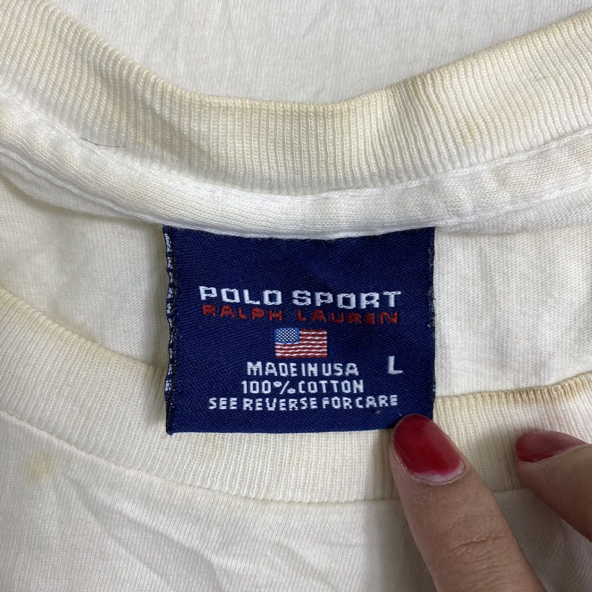 Polo Ralph Lauren × Vintage Vintage POLO SPORT Ralph Lauren Usa 12 Meter Yacht Challenge Size US L / EU 52-54 / 3 - 7 Thumbnail