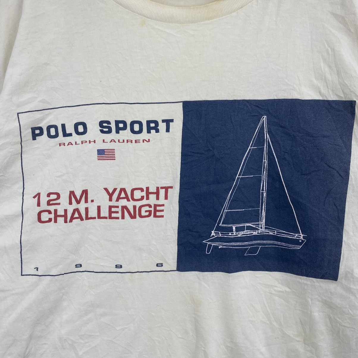 Polo Ralph Lauren × Vintage Vintage POLO SPORT Ralph Lauren Usa 12 Meter Yacht Challenge Size US L / EU 52-54 / 3 - 9 Thumbnail