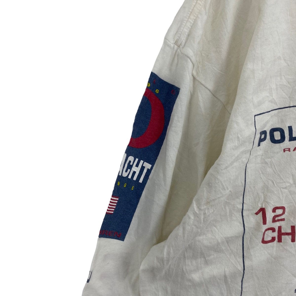 Polo Ralph Lauren × Vintage Vintage POLO SPORT Ralph Lauren Usa 12 Meter Yacht Challenge Size US L / EU 52-54 / 3 - 3 Thumbnail