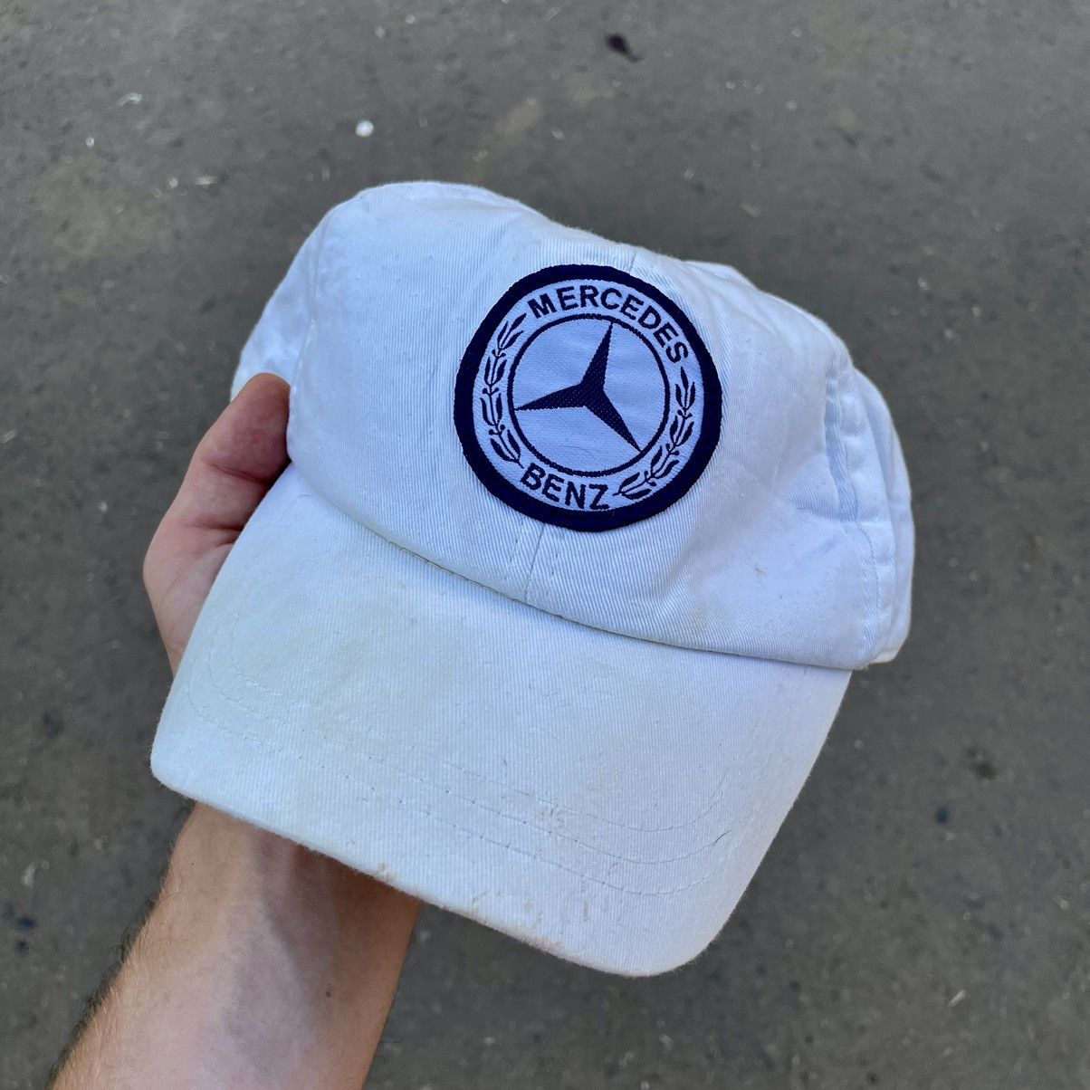 Mercedes-Benz Vintage 90s Mercedes Benz Logo Cap Hat Streetwear Size ONE SIZE - 2 Thumbnail