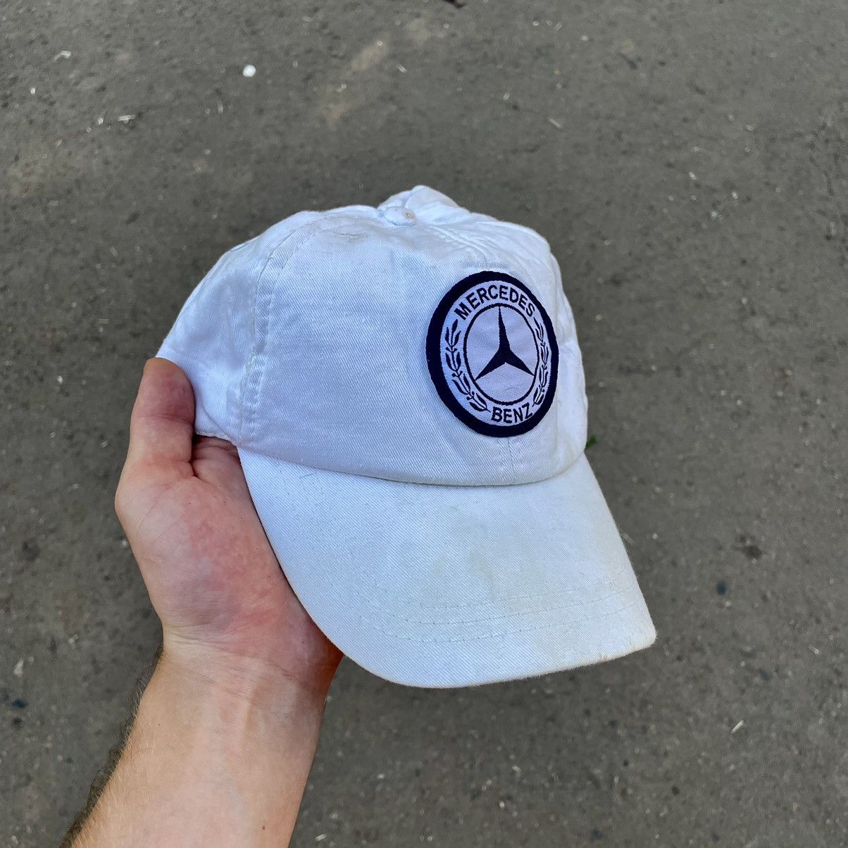 Vintage 90s Mercedes Benz Logo Cap Hat Streetwear
