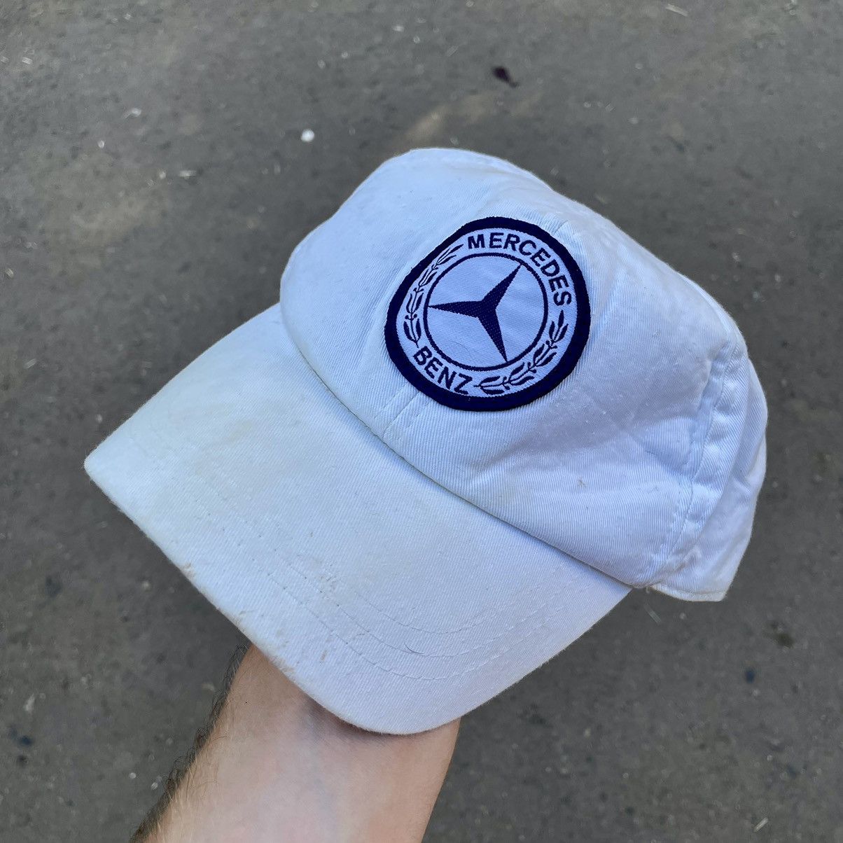 Mercedes-Benz Vintage 90s Mercedes Benz Logo Cap Hat Streetwear Size ONE SIZE - 4 Thumbnail