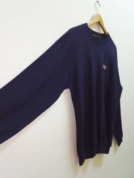 Japanese Brand MR LONDON Sweatshirt Embroidered Logo CrewNeck (c28) Size US L / EU 52-54 / 3 - 2 Thumbnail