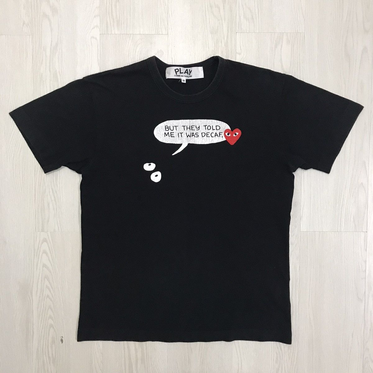 Vintage Comme Des Garcons Play Tee CDG Play Tee 2011 Edition
