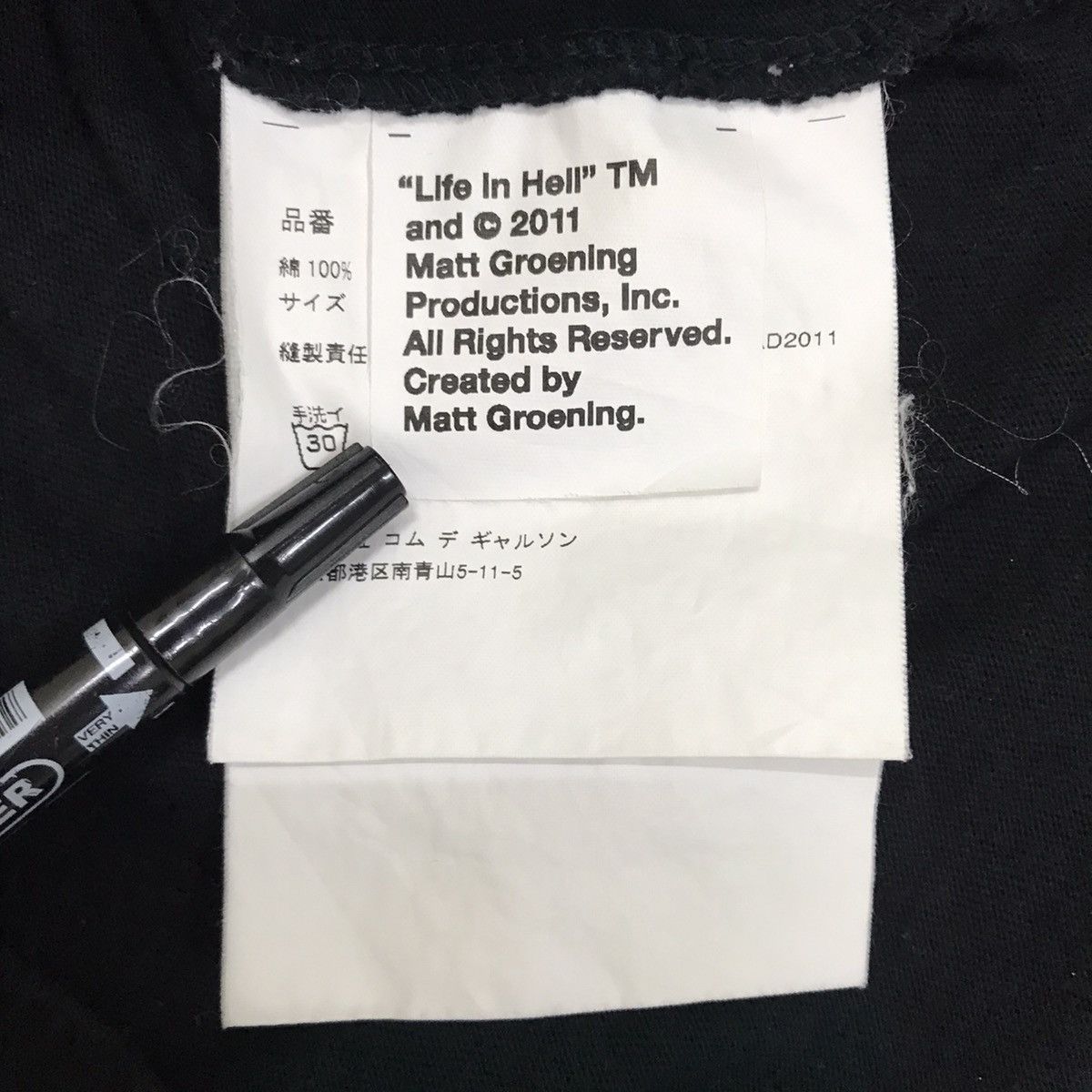 Comme des Garcons × Comme des Garcons PLAY × If Six Was Nine Vintage Comme Des Garcons Play Tee CDG Play Tee 2011 Edition Size US M / EU 48-50 / 2 - 8 Thumbnail
