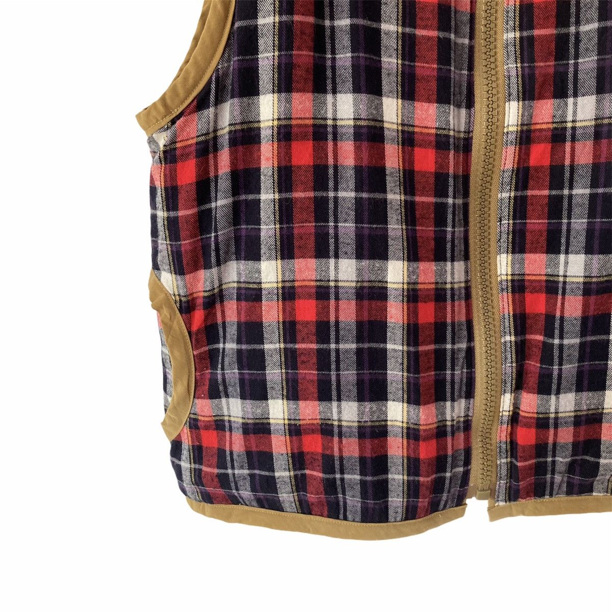 Flannel Sherpa Reversible Flannel Vest Size US XS / EU 42 / 0 - 2 Thumbnail