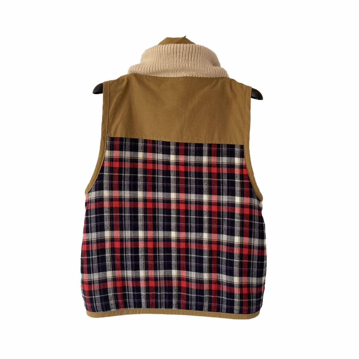 Flannel Sherpa Reversible Flannel Vest Size US XS / EU 42 / 0 - 5 Thumbnail