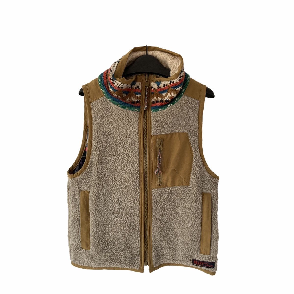 Flannel Sherpa Reversible Flannel Vest Size US XS / EU 42 / 0 - 6 Thumbnail