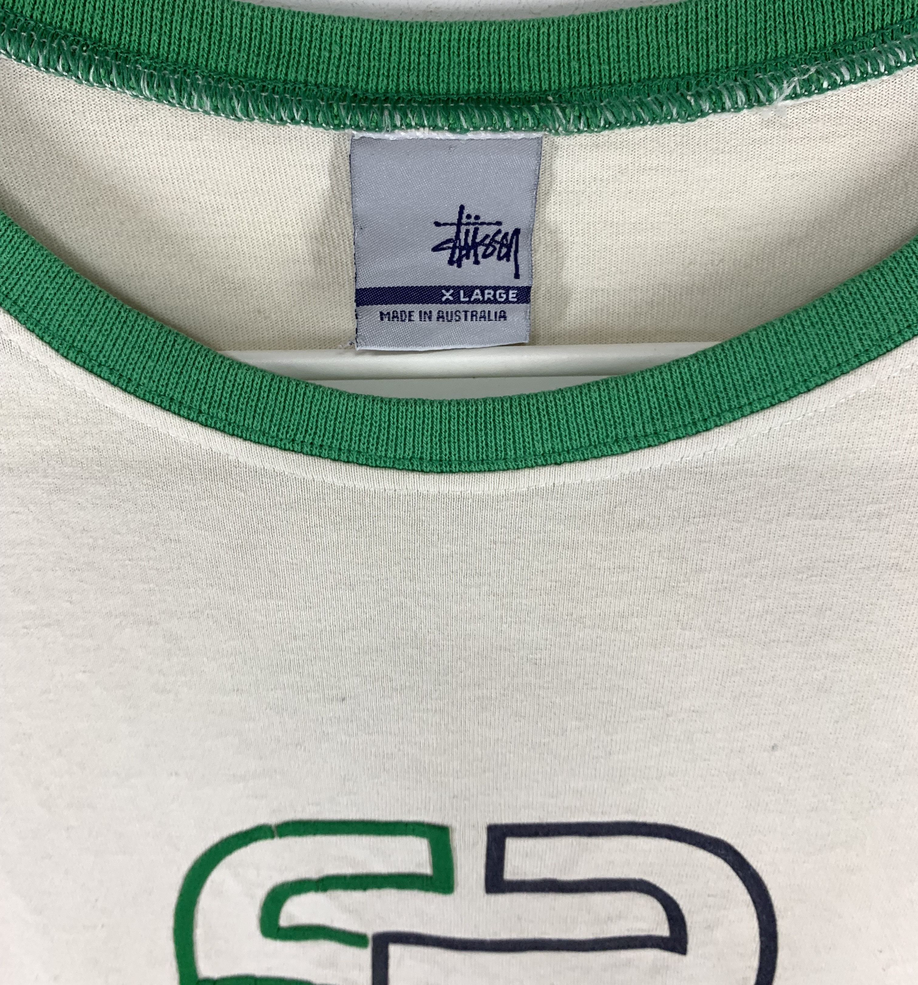 Stussy Stussy spellout big logo vintage 90s tshirt Size US XL / EU 56 / 4 - 7 Thumbnail