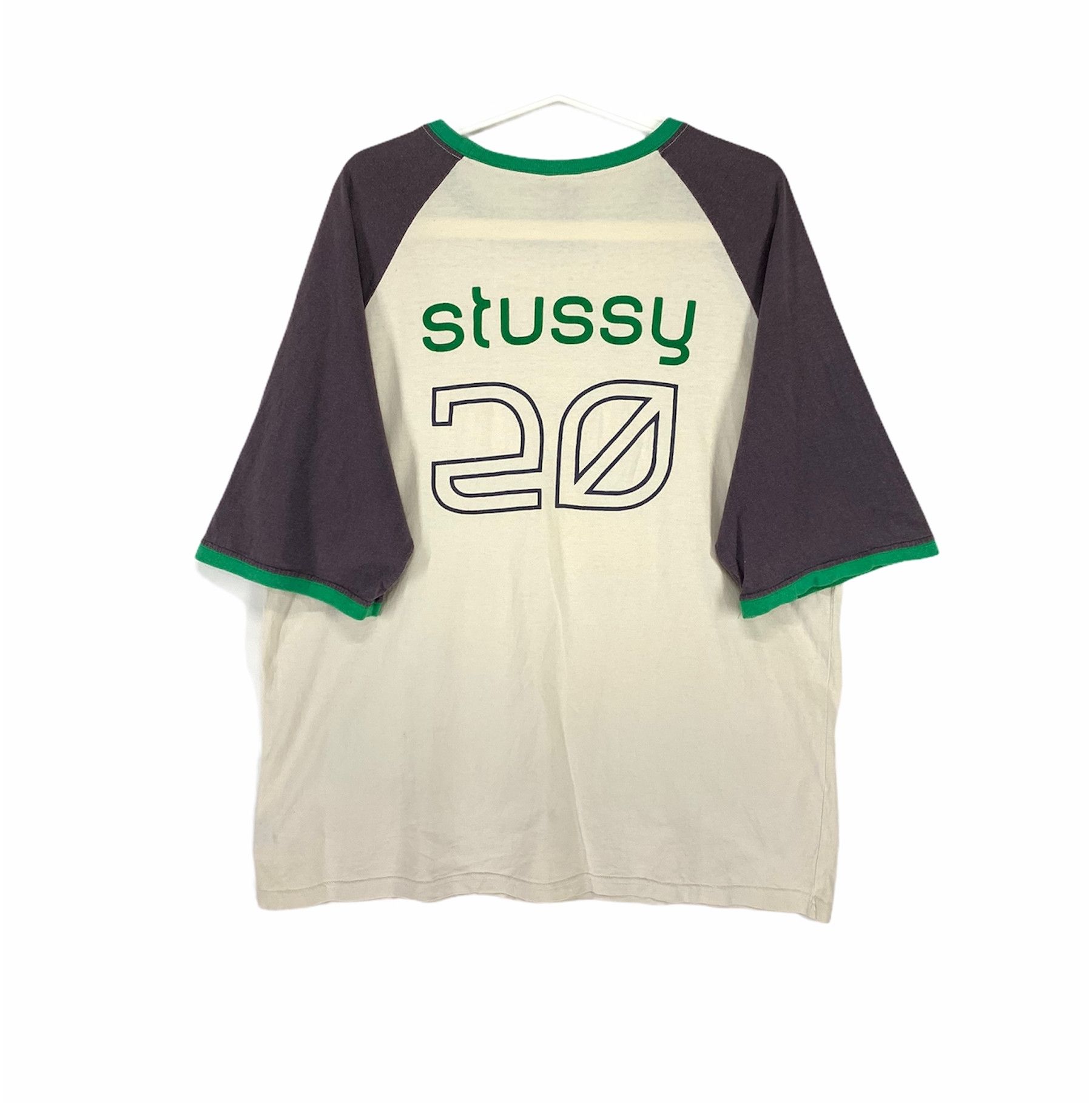 Stussy Stussy spellout big logo vintage 90s tshirt Size US XL / EU 56 / 4 - 2 Thumbnail