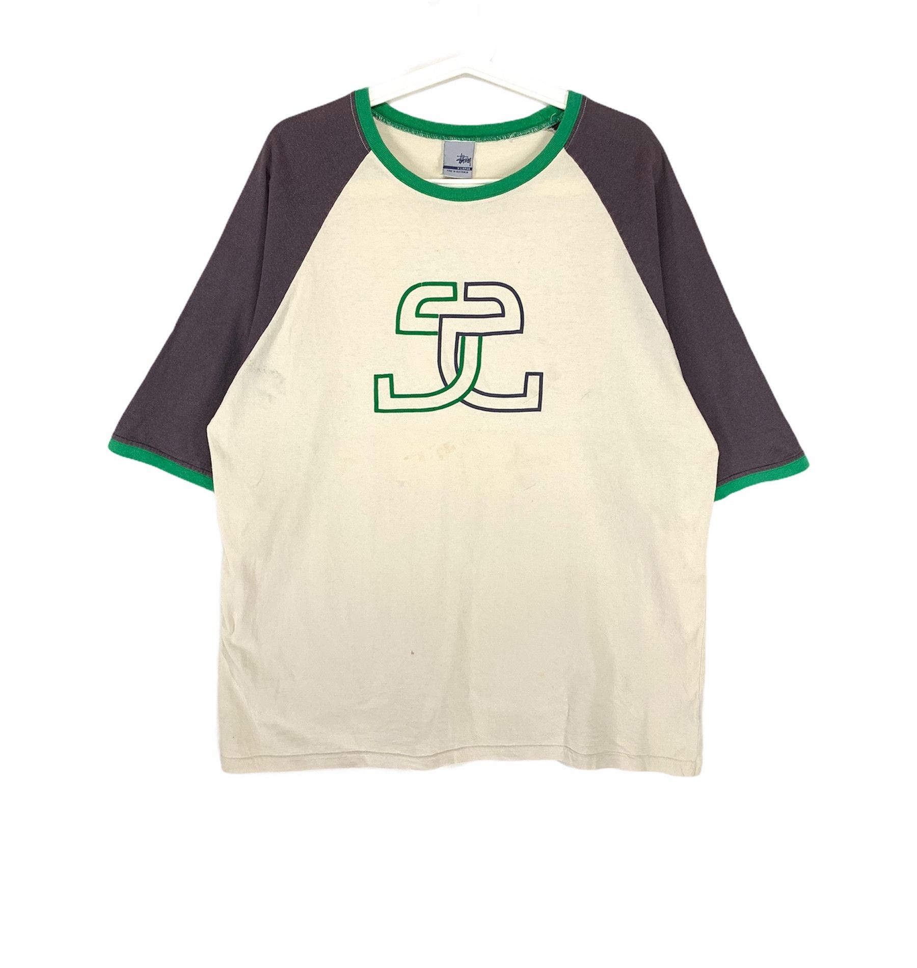 Stussy Stussy spellout big logo vintage 90s tshirt Size US XL / EU 56 / 4 - 1 Thumbnail