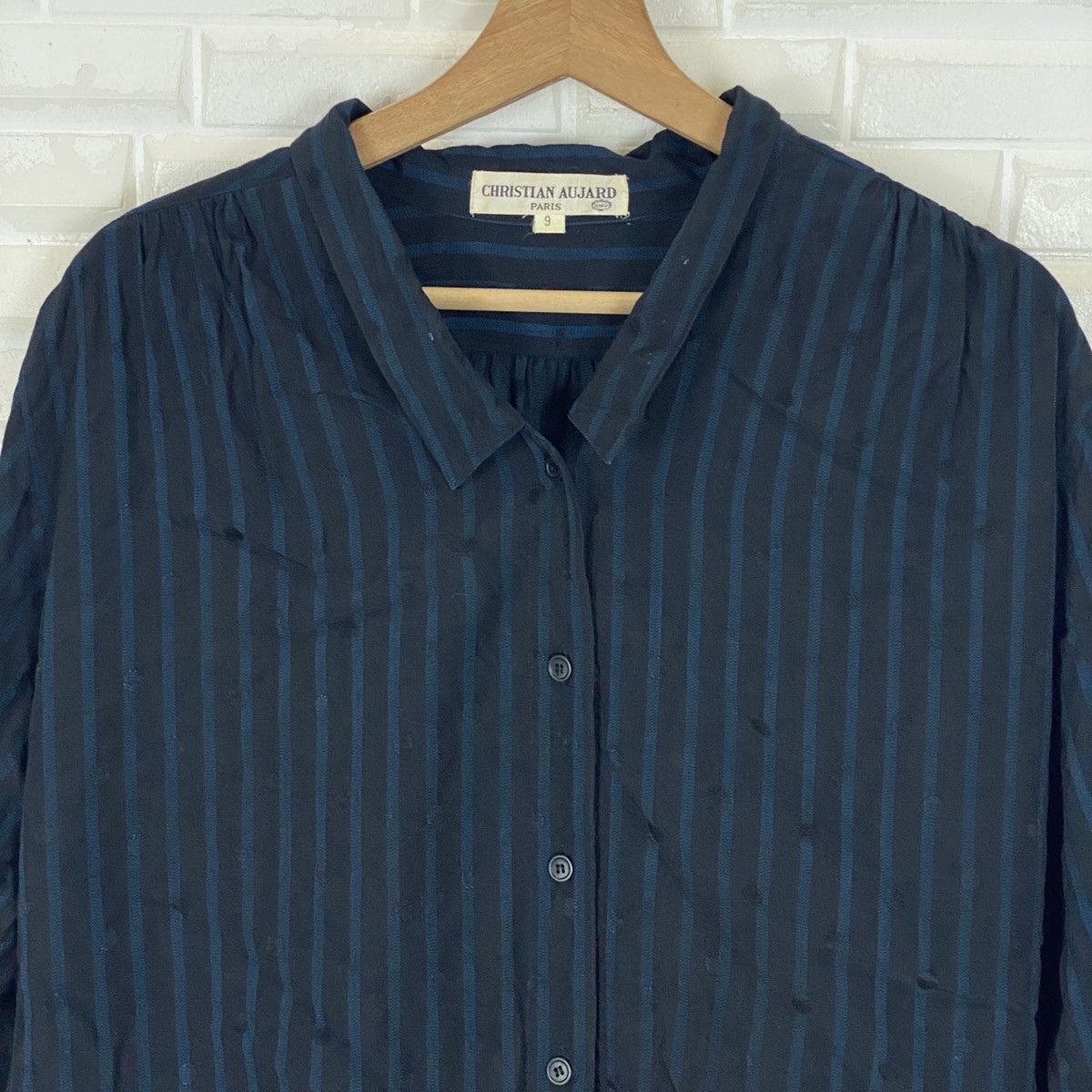 Vintage 🔥LAST PRICE🔥 Christian Aujard Button Up Long Sleeve Shirt Size M / US 6-8 / IT 42-44 - 4 Thumbnail