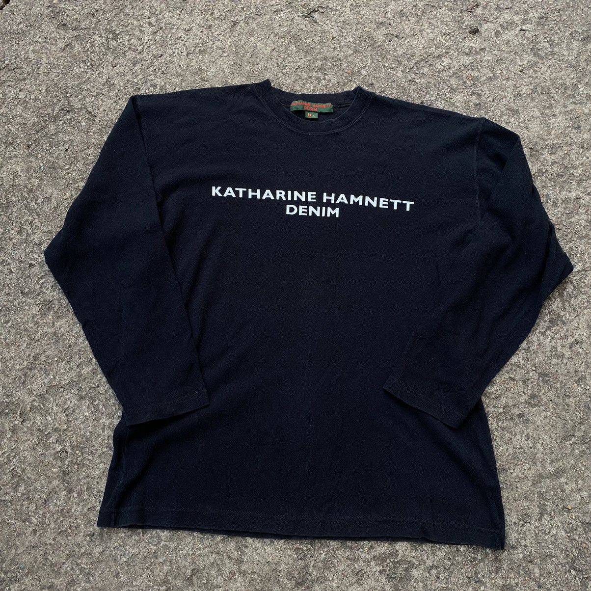 Katharine Hamnett London RARE KATHARINE HAMNETT 90s DENIM LONG SLEEVE Size US L / EU 52-54 / 3 - 1 Thumbnail