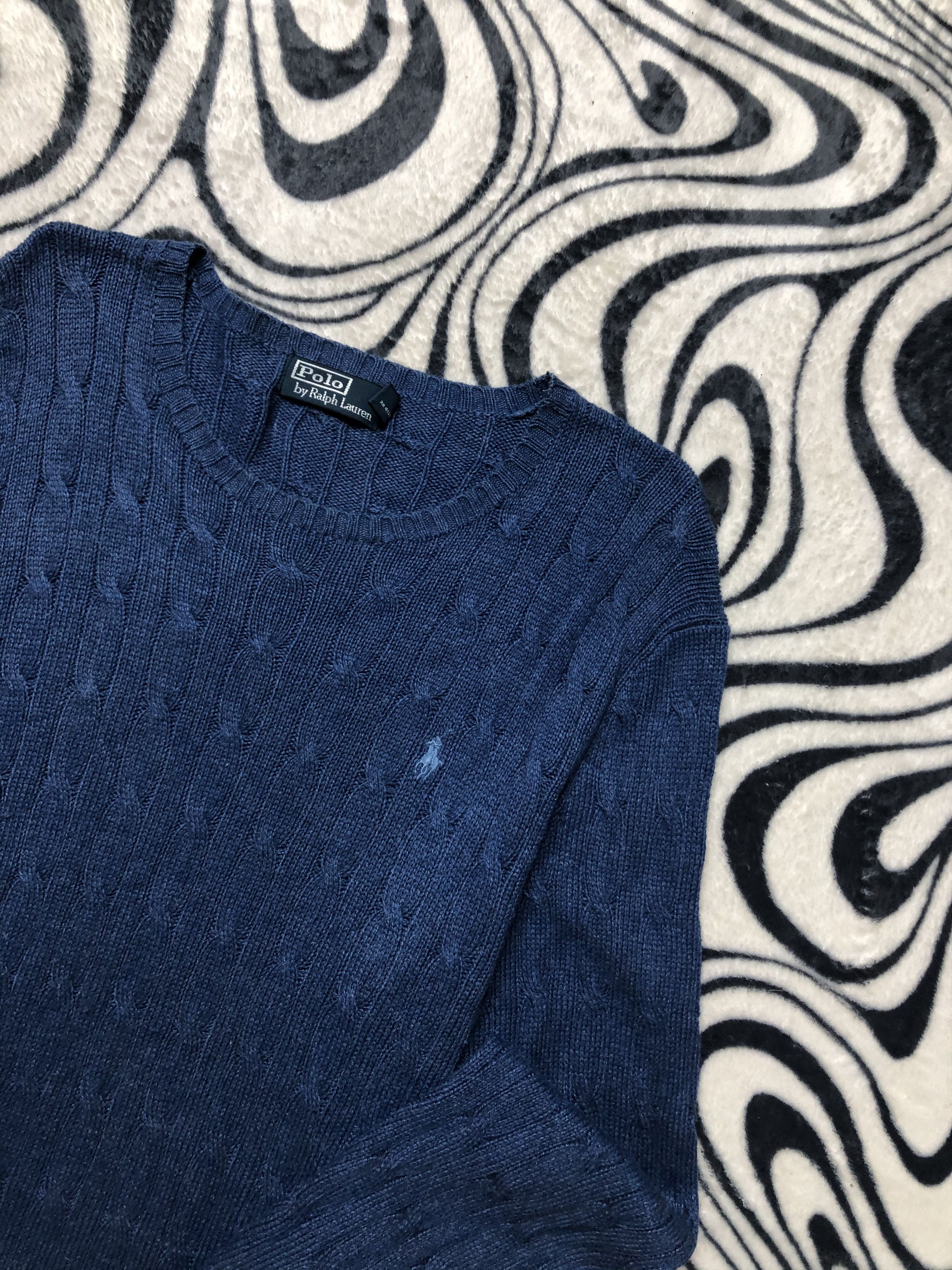 Polo Ralph Lauren × Ralph Lauren × Vintage Polo Ralph Lauren Vintage Silk Knit Sweater Size US L / EU 52-54 / 3 - 2 Thumbnail