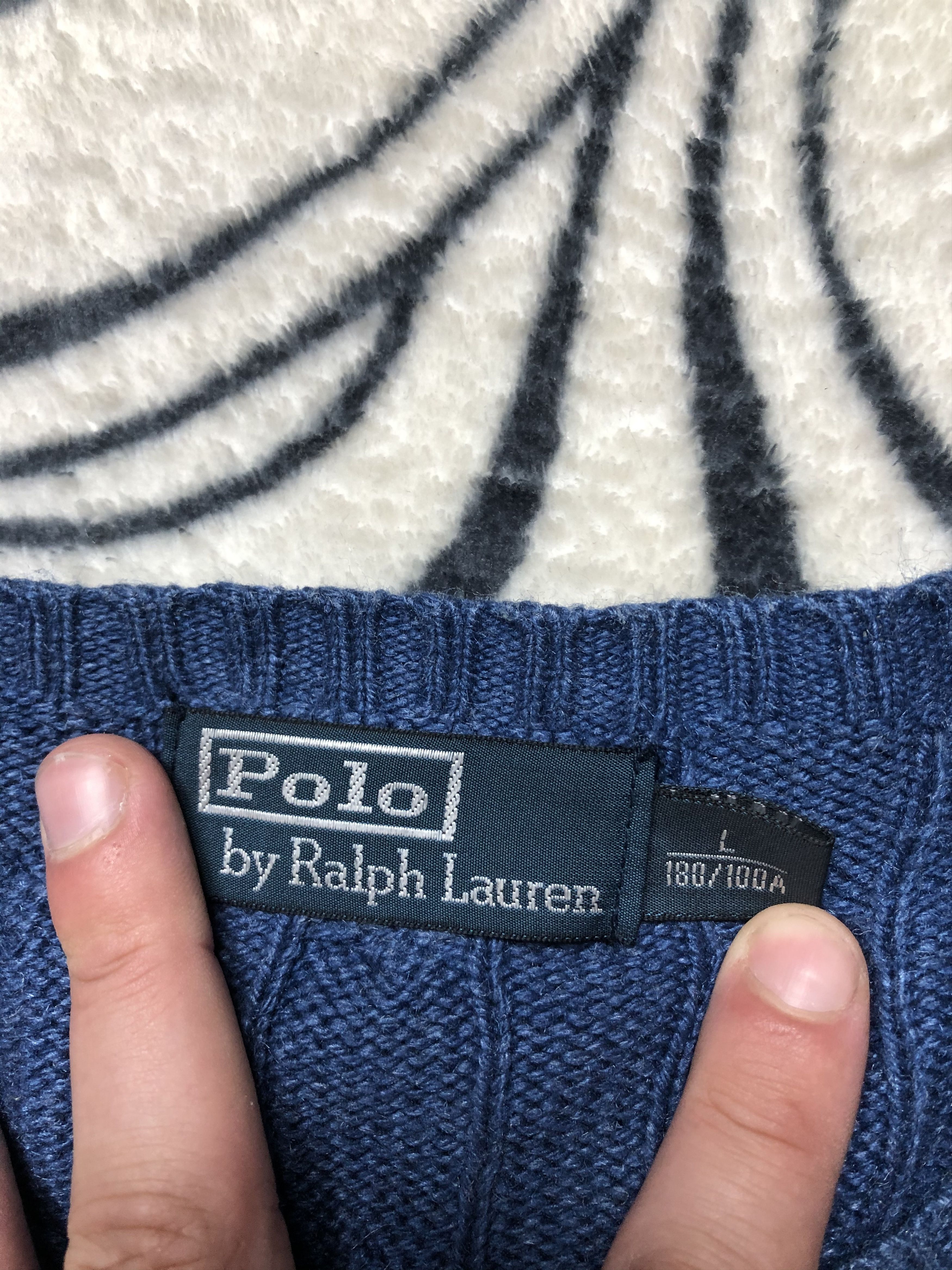 Polo Ralph Lauren × Ralph Lauren × Vintage Polo Ralph Lauren Vintage Silk Knit Sweater Size US L / EU 52-54 / 3 - 4 Thumbnail