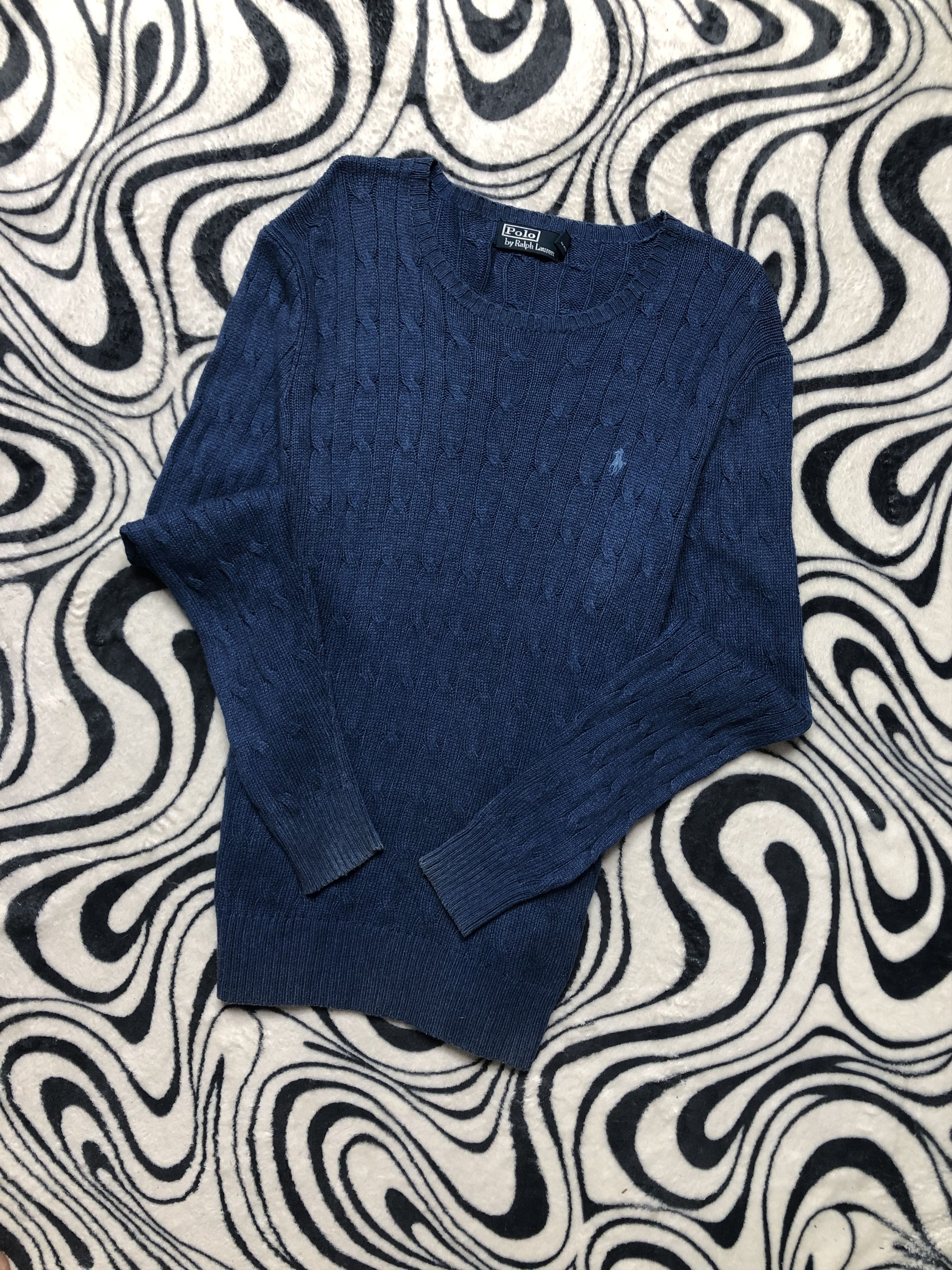Polo Ralph Lauren × Ralph Lauren × Vintage Polo Ralph Lauren Vintage Silk Knit Sweater Size US L / EU 52-54 / 3 - 1 Thumbnail