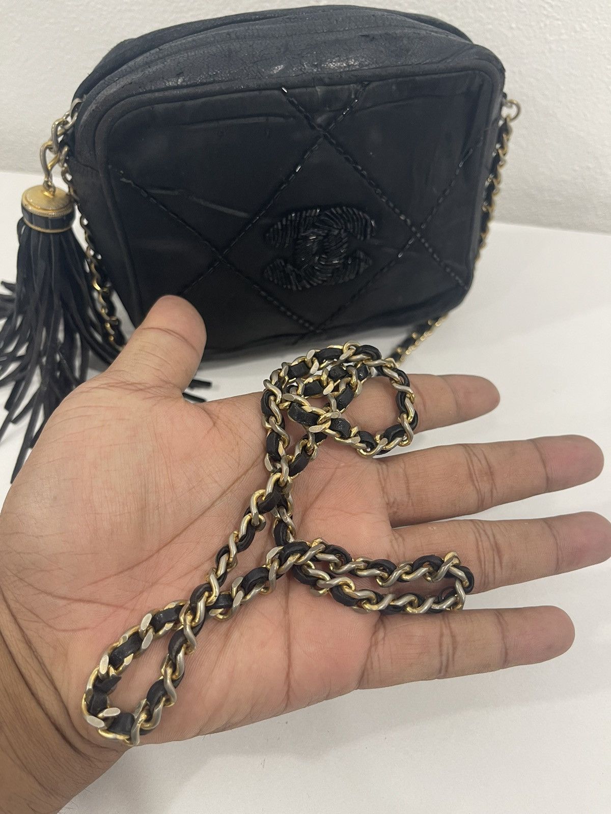 Chanel 📌Binding Offer📌VINTAGE CHANEL QUILTED 1068467 SHOULDER BAG Size ONE SIZE - 14 Thumbnail