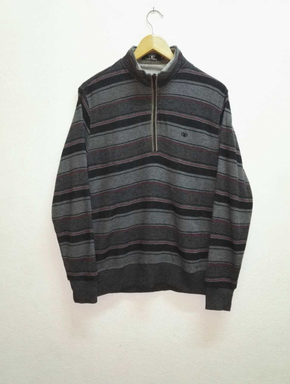Playboy 🔥Rare🔥 Playboy Collection Striped Small Logo Sweatshirt Size US M / EU 48-50 / 2 - 1 Thumbnail