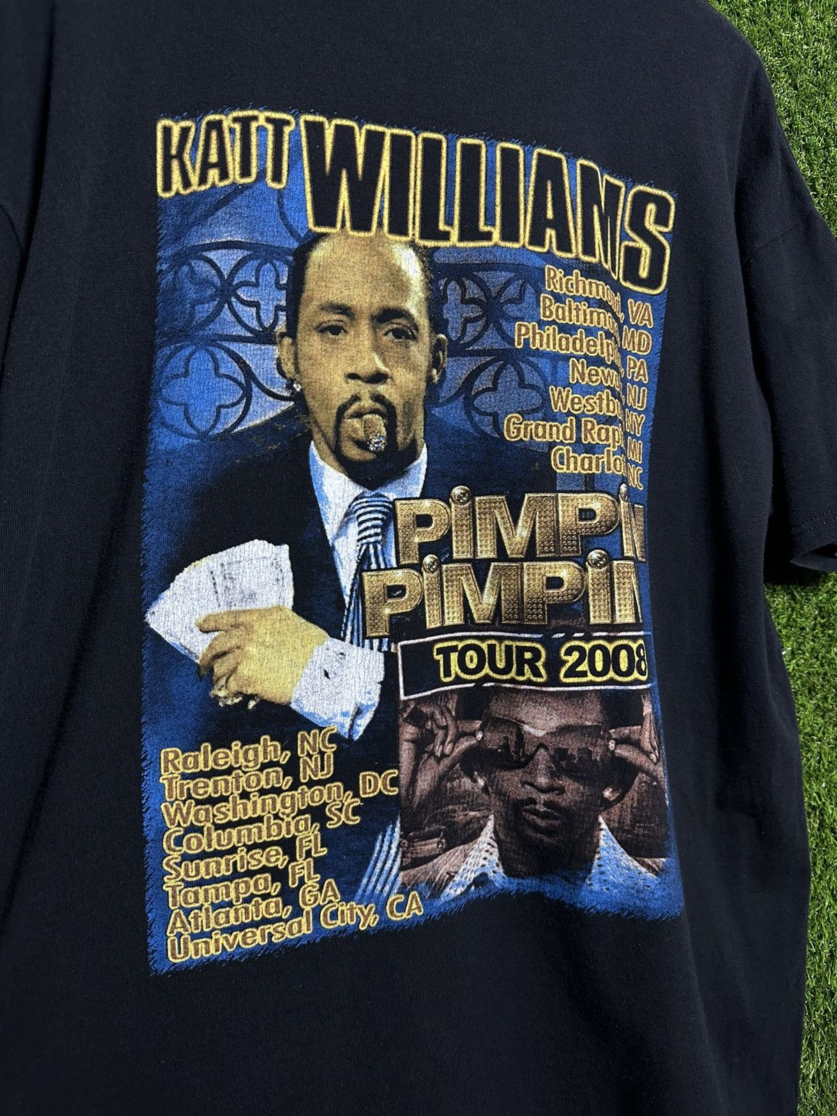 Vintage 🚨Vintage Katt Williams PIMPIN PIMPIN 2008 Rap Tee T-Shirt Size US XL / EU 56 / 4 - 5 Thumbnail