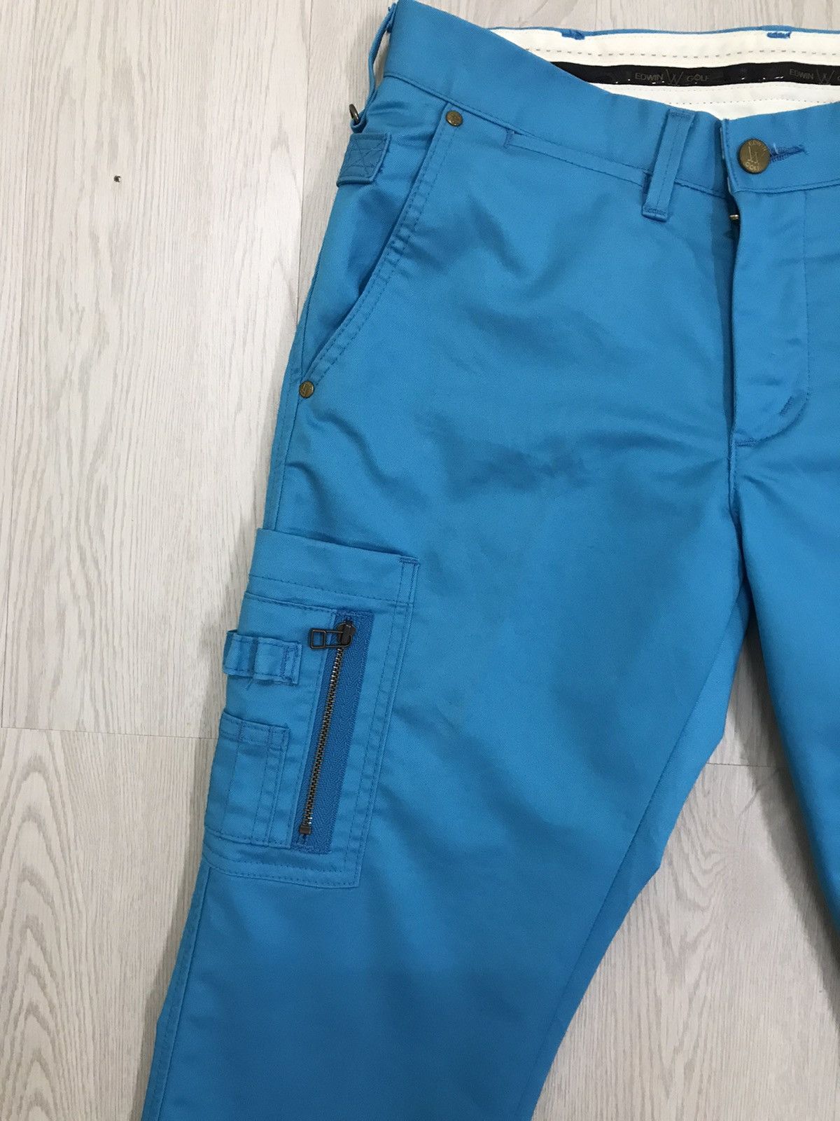 Edwin × Japanese Brand × Vintage Vintage Edwin Golf Cargo Pants Bootcut Pants Size US 31 - 7 Thumbnail