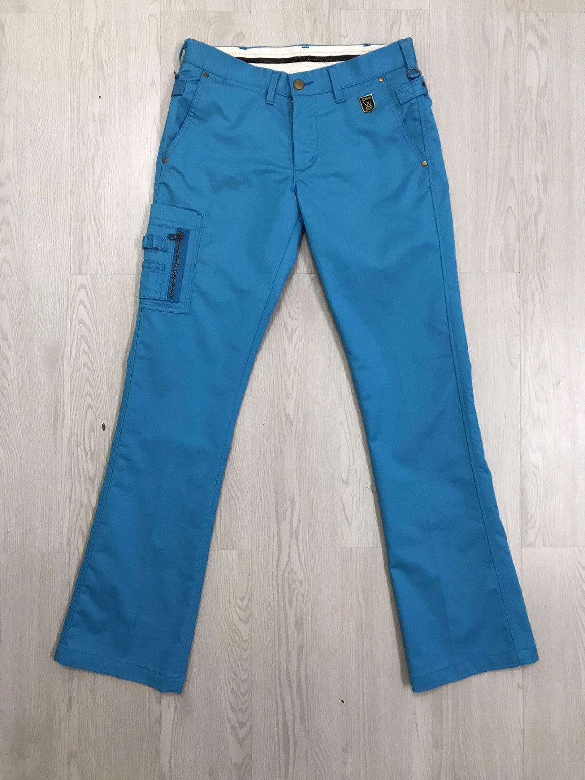 image of Edwin Golf Cargo Pants Bootcut Pants in Blue, Men's (Size 31)
