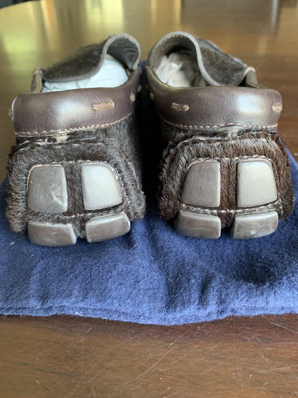 Prada Vintage Prada Pony Hair Moccasins Loafers Brown Size US 7 / EU 40 - 11 Thumbnail