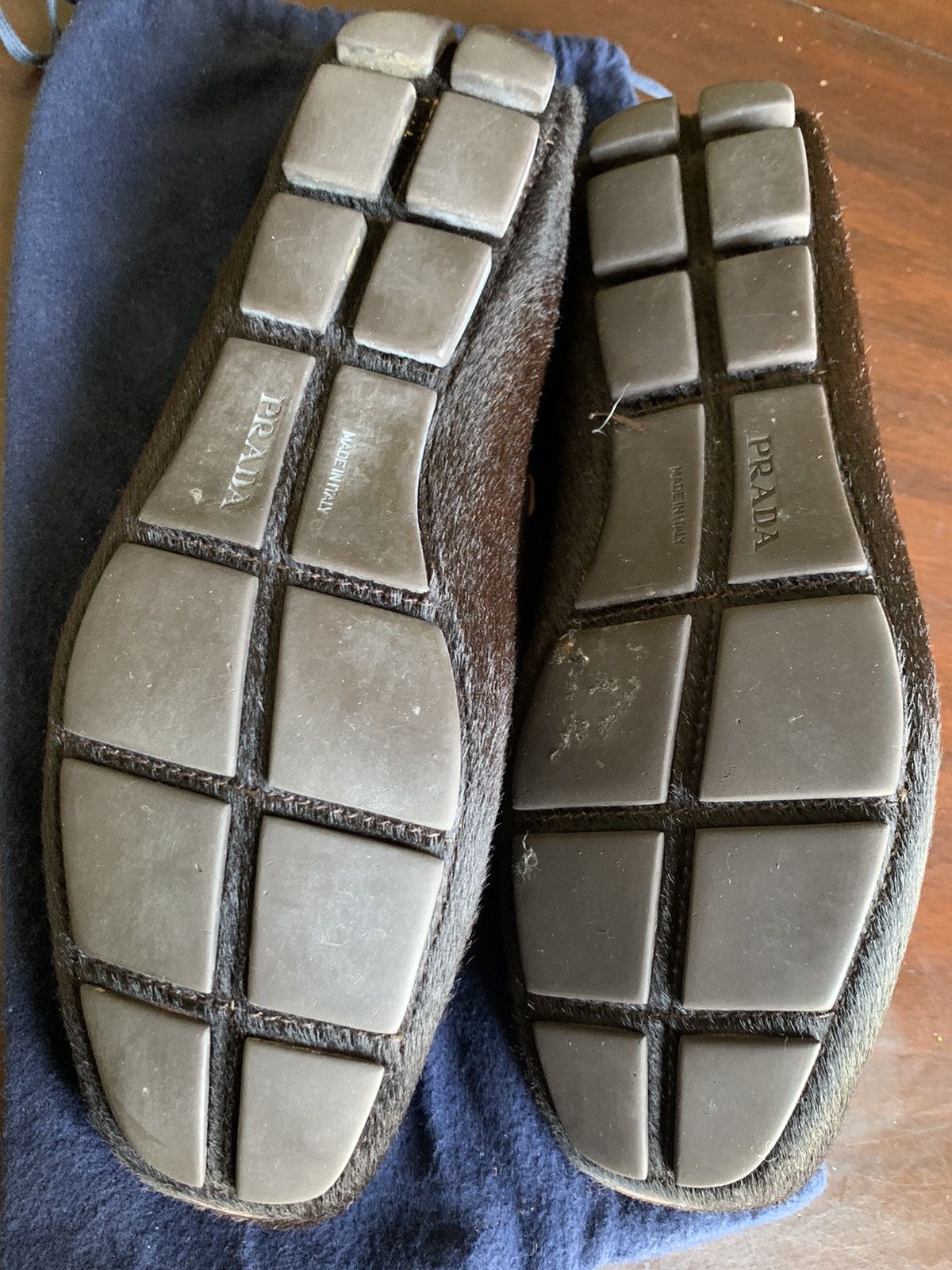 Prada Vintage Prada Pony Hair Moccasins Loafers Brown Size US 7 / EU 40 - 12 Thumbnail