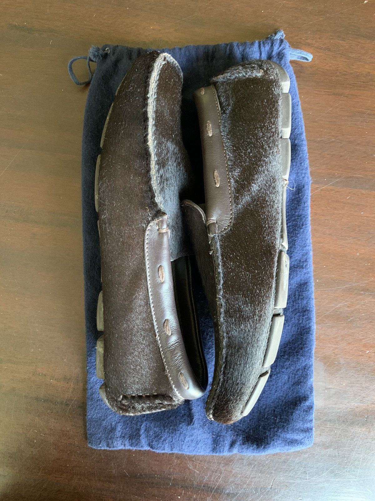 Prada Vintage Prada Pony Hair Moccasins Loafers Brown Size US 7 / EU 40 - 7 Thumbnail