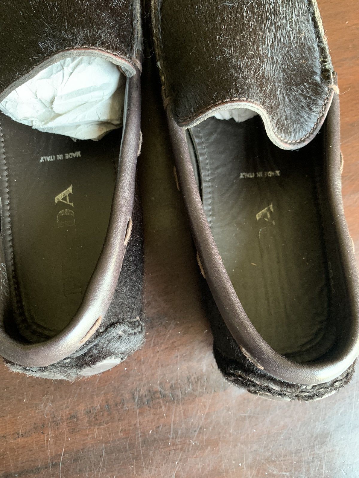 Prada Vintage Prada Pony Hair Moccasins Loafers Brown Size US 7 / EU 40 - 5 Thumbnail