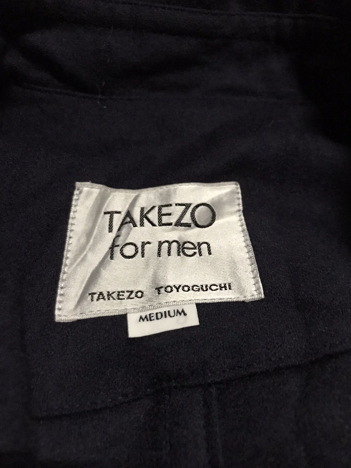 Designer × Japanese Brand Takezo Toyoguchi for men double button jacket l Size US M / EU 48-50 / 2 - 2 Thumbnail