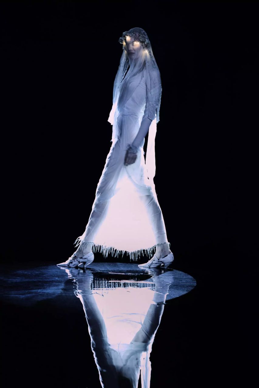 Maison Margiela Maison Margiela Wet Draped Maxi Dress "Co-Ed" SS21 Size S / US 4 / IT 40 - 4 Thumbnail