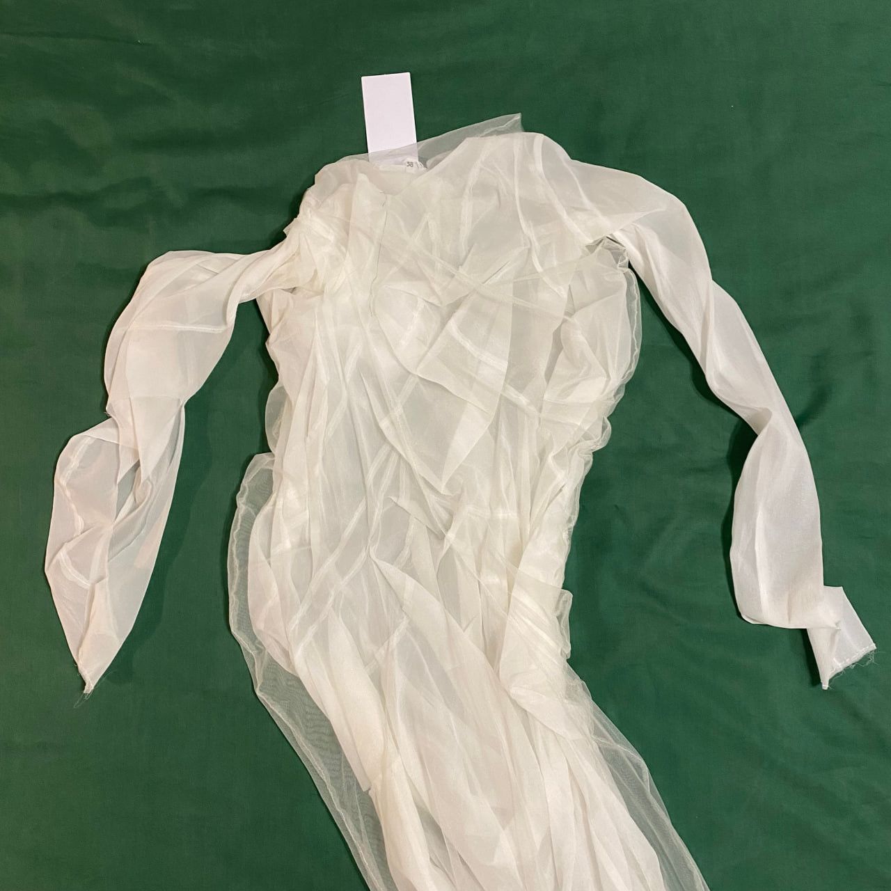 Maison Margiela Maison Margiela Wet Draped Maxi Dress "Co-Ed" SS21 Size S / US 4 / IT 40 - 18 Thumbnail