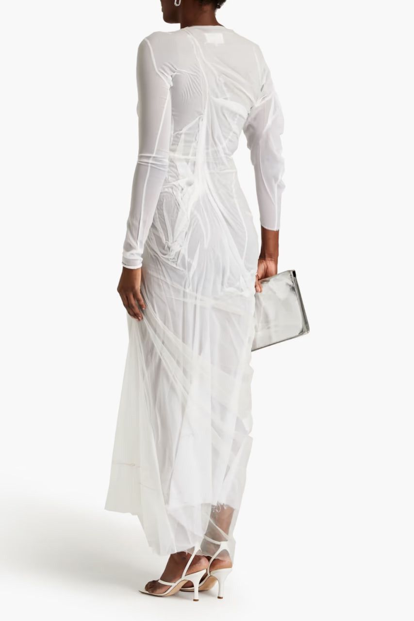 Maison Margiela Maison Margiela Wet Draped Maxi Dress "Co-Ed" SS21 Size S / US 4 / IT 40 - 3 Thumbnail