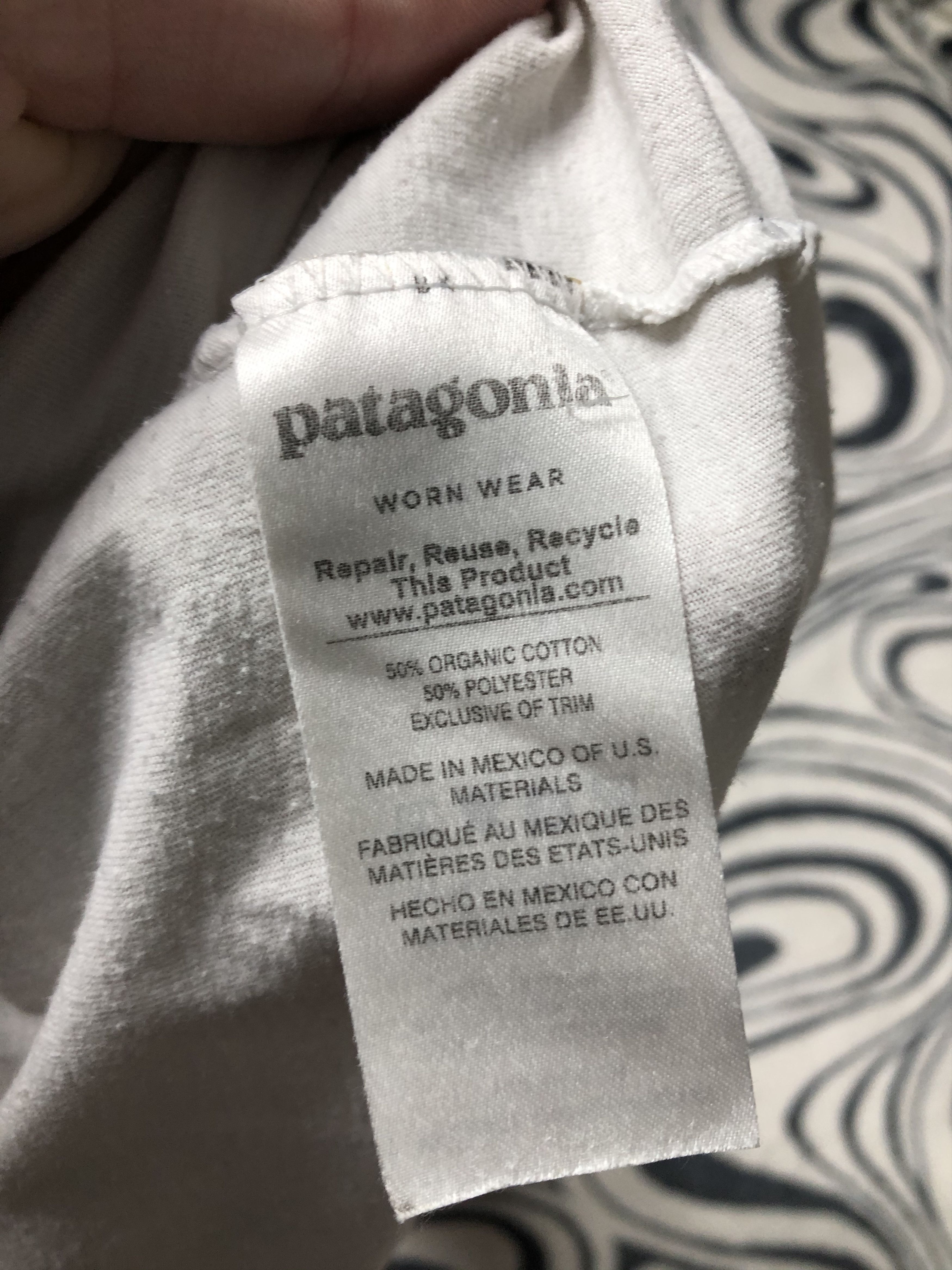 Patagonia × Vintage Patagonia Vintage Mens Logo T-Shirt Tee Size US S / EU 44-46 / 1 - 4 Thumbnail