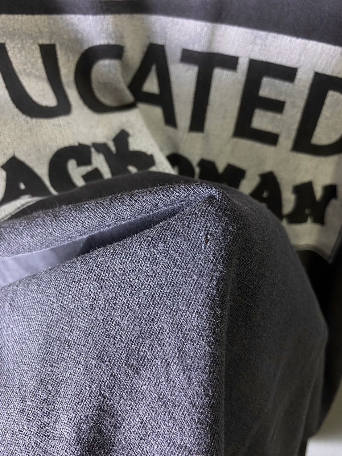 Vintage Vintage 90s Danger Educated Black Woman TShirt Size US XL / EU 56 / 4 - 5 Thumbnail