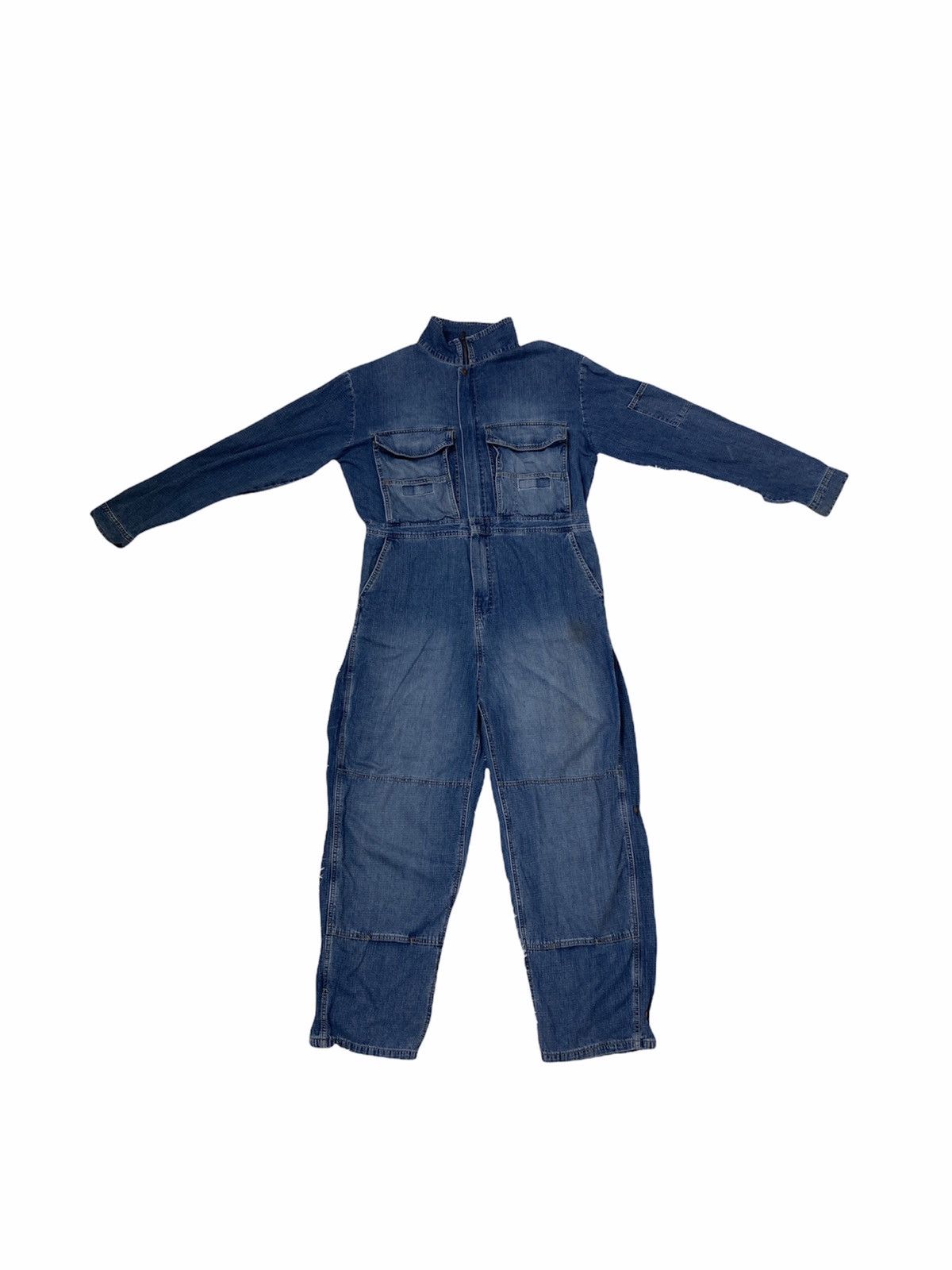 image of Dkny Denim Multipocket Coverall in Denim Blue, Men's (Size 40)